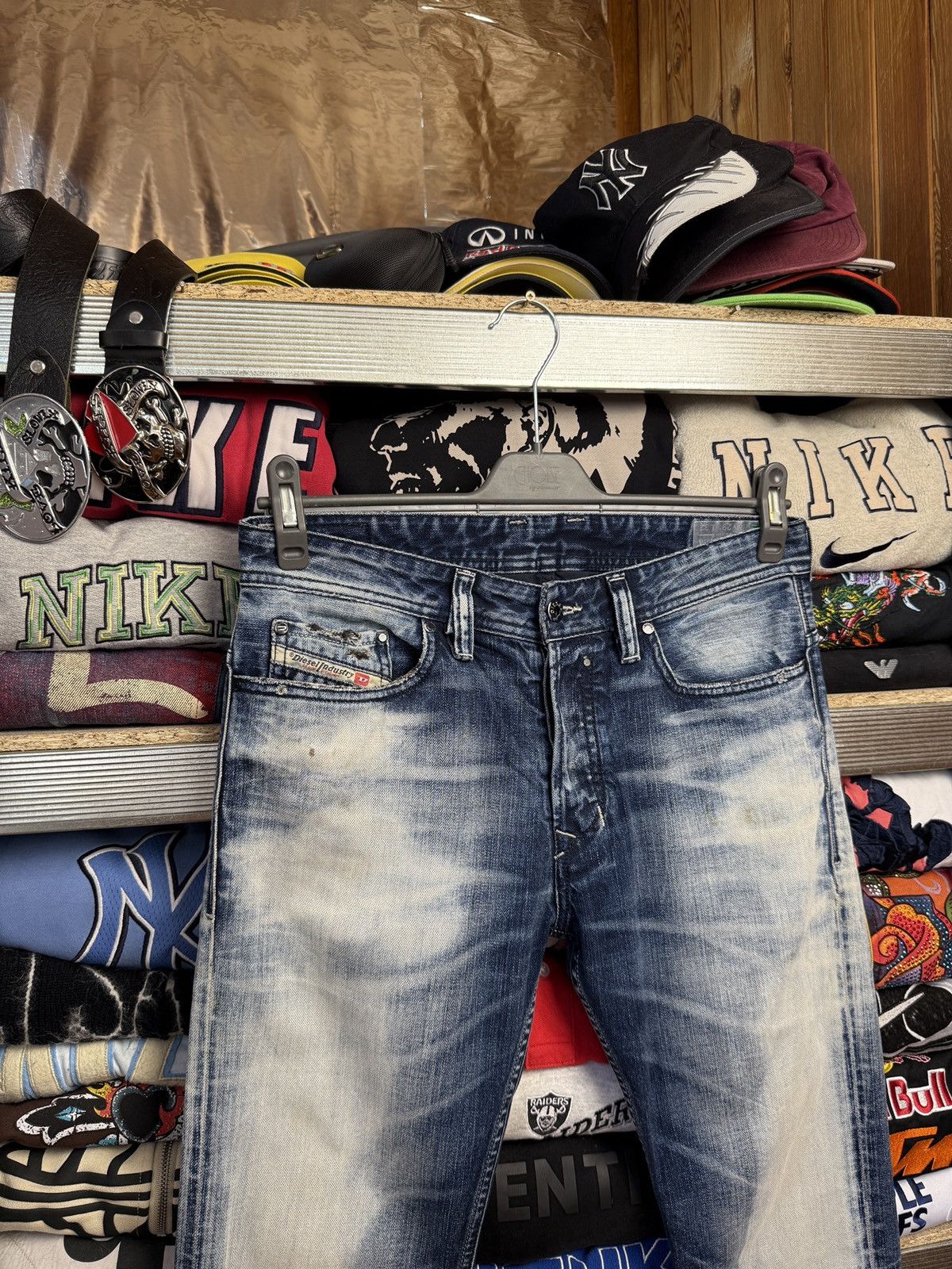 Diesel Y2K Distressed Diesel Avant Garde Jeans Baggy Size US 29 - 3 Thumbnail