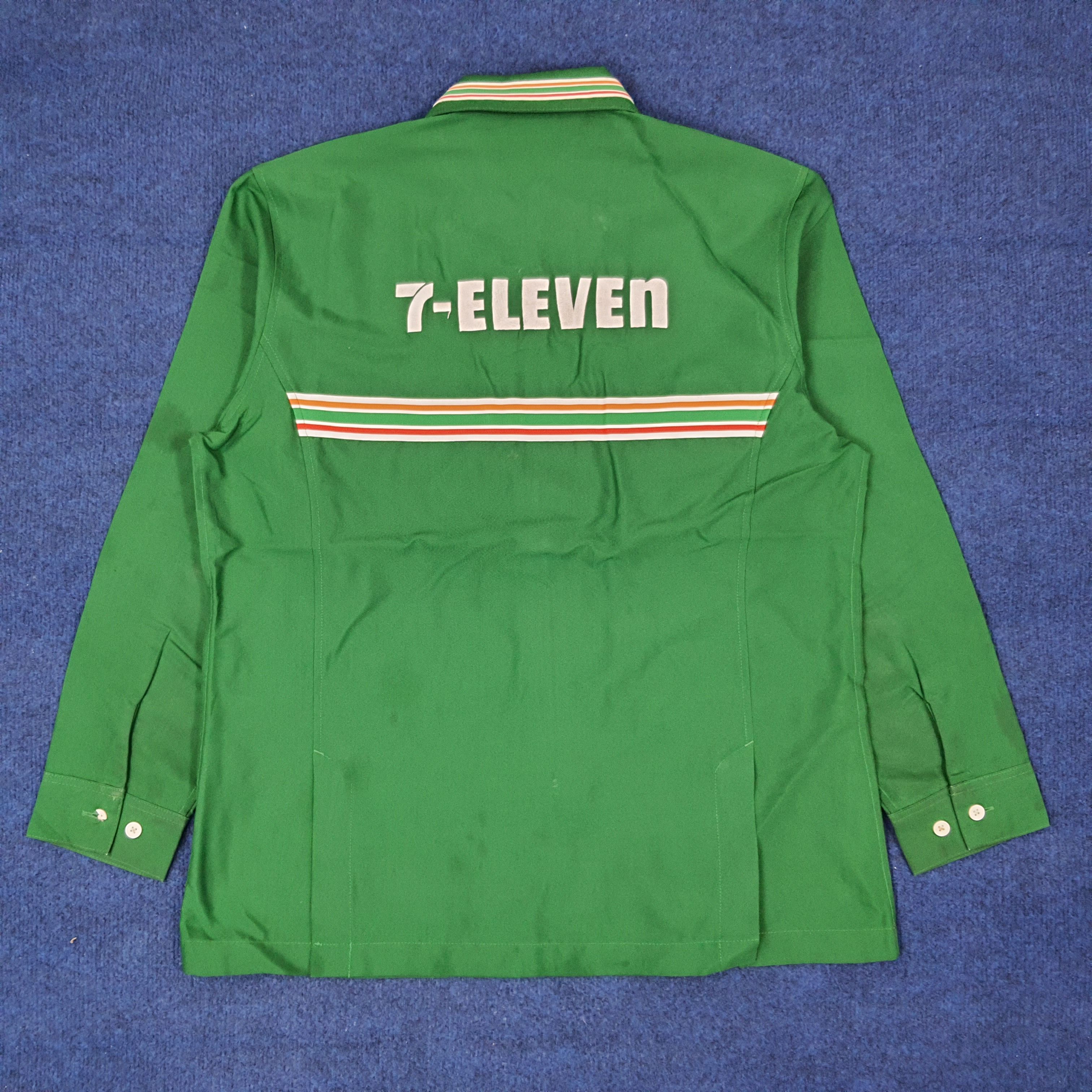 Japanese Brand Vintage 7 Eleven Japan Staff Uniform Workwear Jacket C239N33 Size US M / EU 48-50 / 2 - 1 Thumbnail