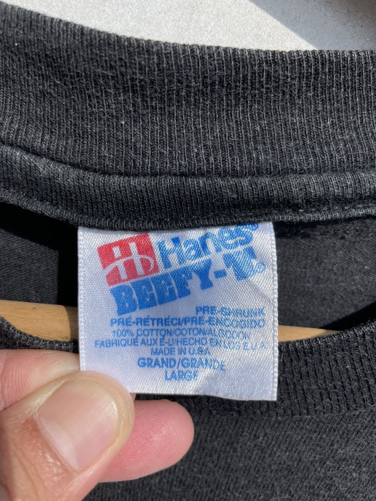 Hanes RARE🔥 Vintage 90s Hanes Natural Resources Premium Softness Size US L / EU 52-54 / 3 - 3 Thumbnail