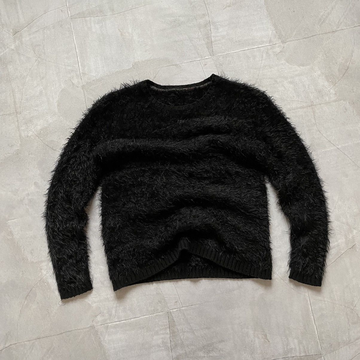 Japanese Brand × Seditionaries Vintage Marni Style Black Mohair Knit Sweater Y2K Size US S / EU 44-46 / 1 - 1 Thumbnail