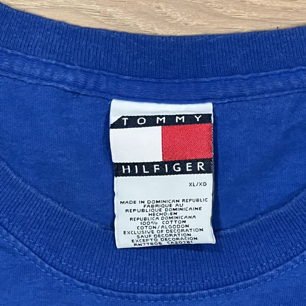 Tommy Hilfiger Tommy Hilfiger T Shirt XL Blue Size US XL / EU 56 / 4 - 3 Thumbnail