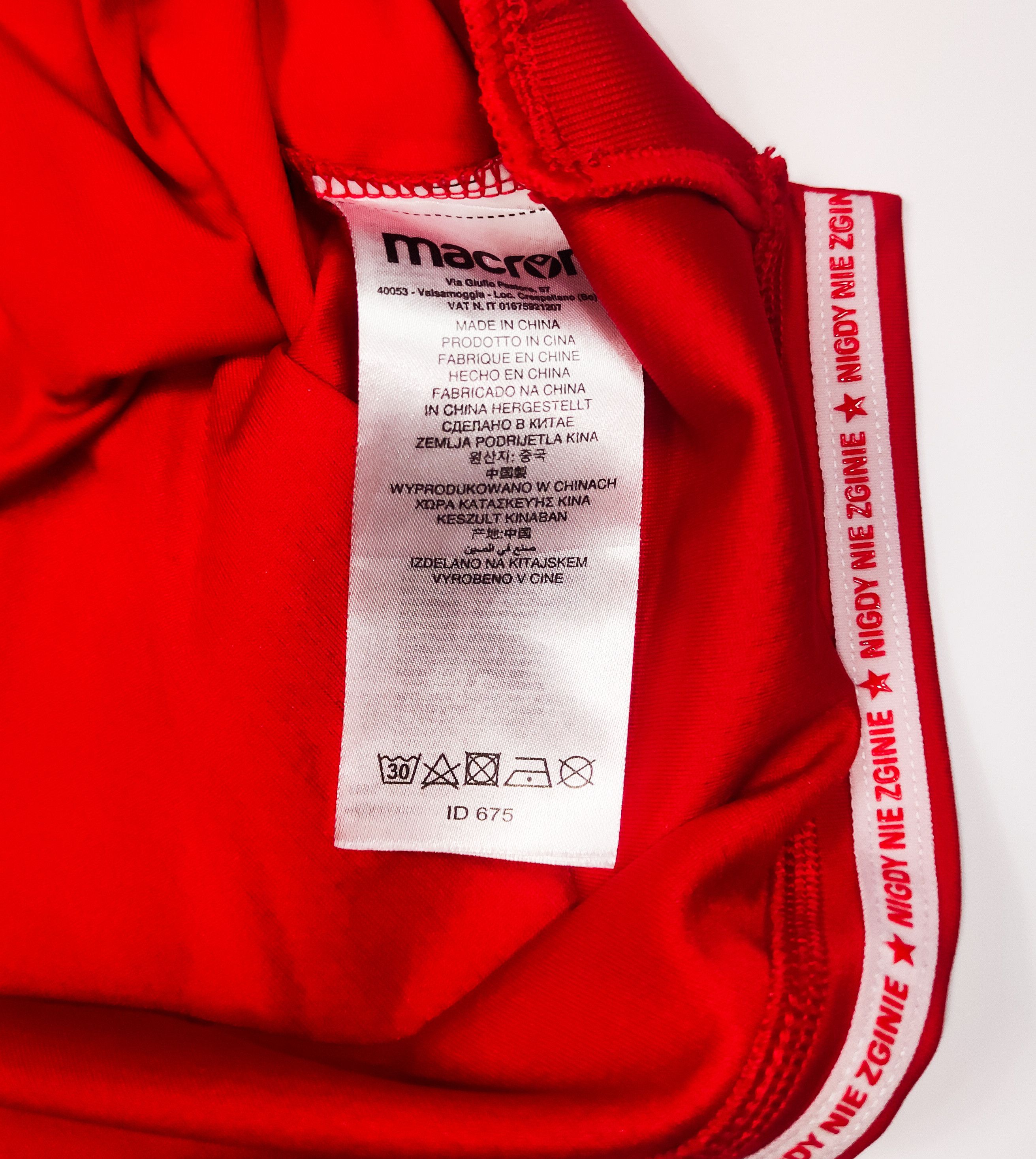Macron Wisła Kraków 2022 2023 Macron Home Shirt Kit Jersey Size US S / EU 44-46 / 1 - 5 Thumbnail