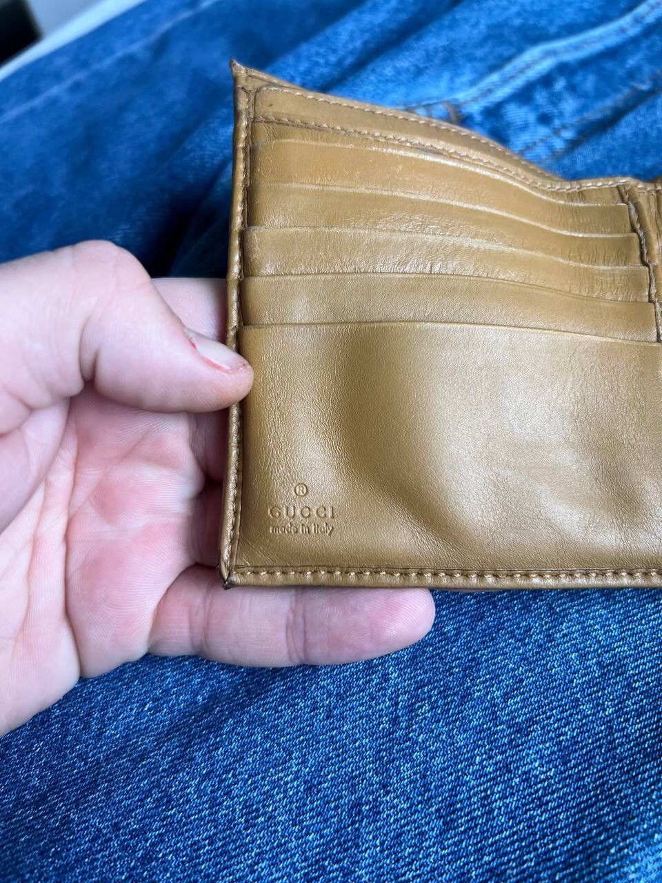 Gucci Vintage 00s Gucci wallet leather monogram GG Logo Y2K Size ONE SIZE - 5 Thumbnail