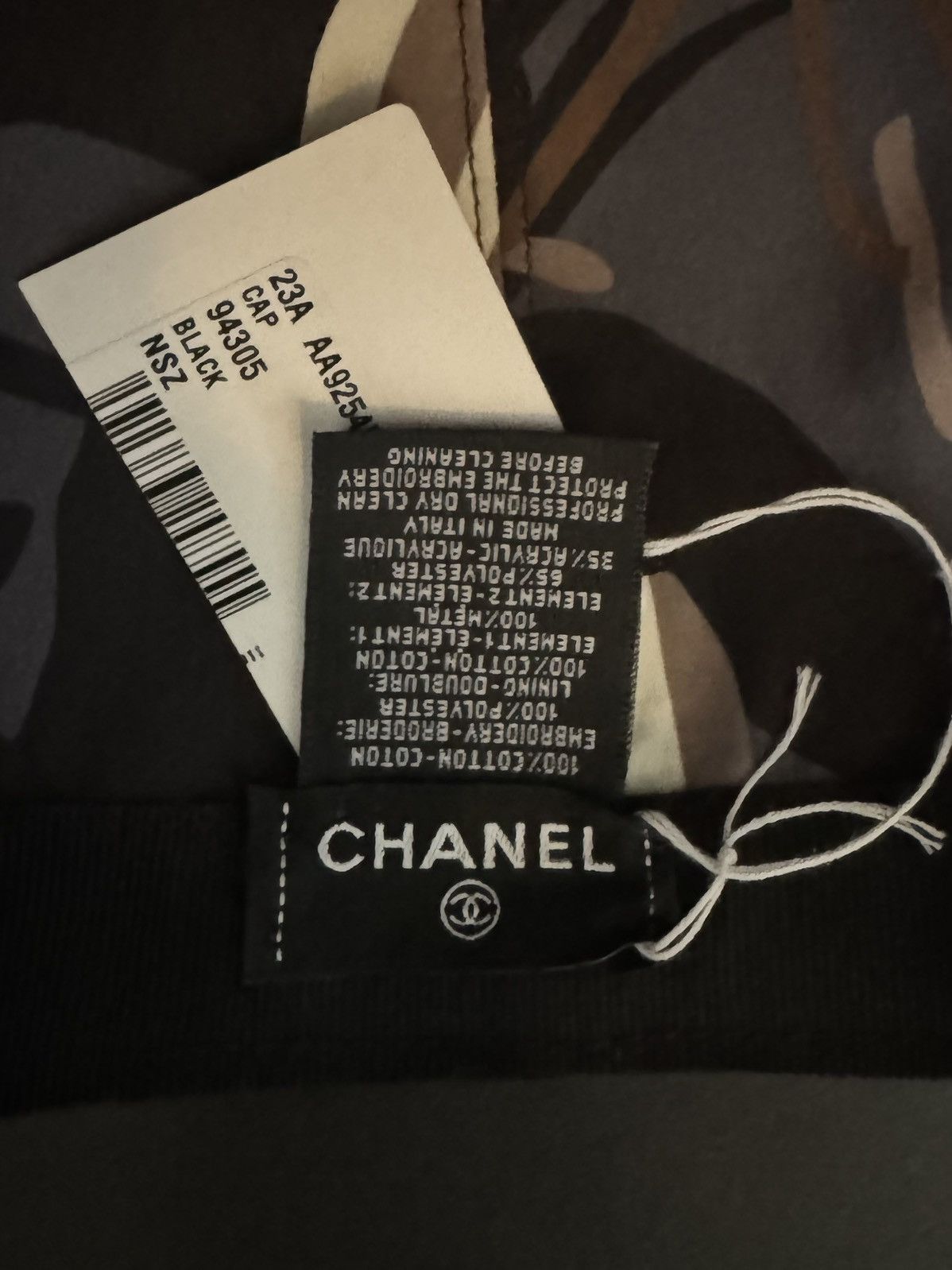 Chanel Chanel Baseball Cap 23A CC Orange Logo Brend New Size ONE SIZE - 6 Thumbnail