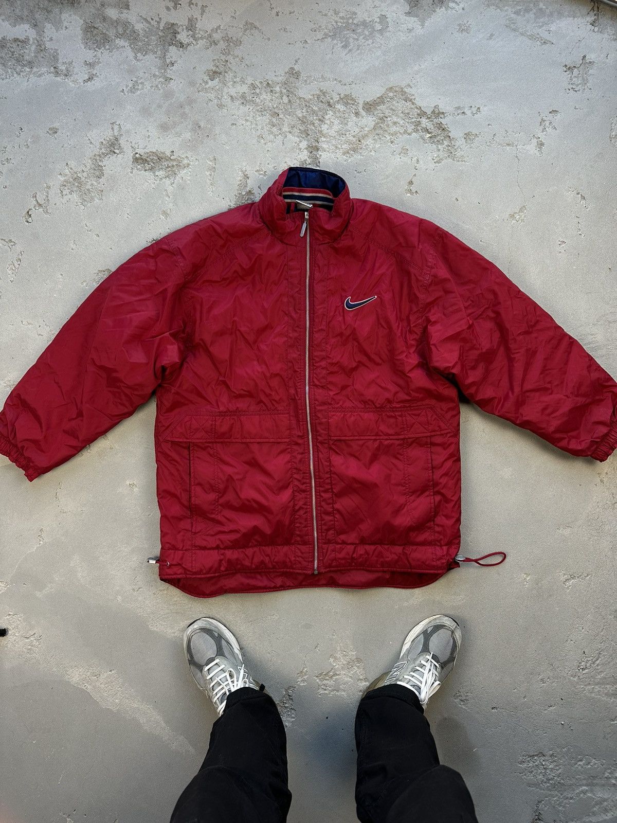 Nike Nike Vintage Down Puffer Jacket Big Swoosh Double Logo Size US M / EU 48-50 / 2 - 2 Thumbnail