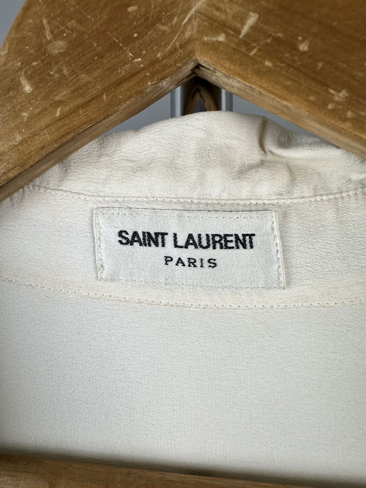 Saint Laurent Paris Saint Laurent - 2017 Silk Button down shirt Size XXS / US 00 / IT 34 - 11 Thumbnail
