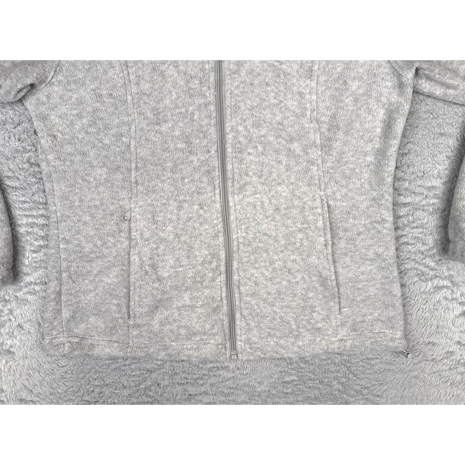 Vintage Columbia Jacket Womens Large Gray Fleece Full Zip Collared Pockets Outdoor Warm Size L / US 10 / IT 46 - 5 Thumbnail