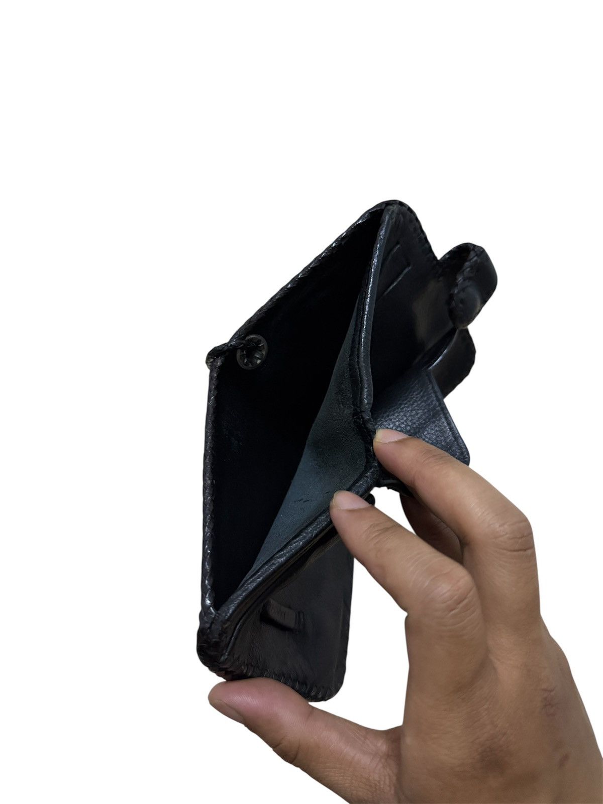 If Six Was Nine Stingray solid Leather Biker gothic style cross wallet Size ONE SIZE - 6 Thumbnail