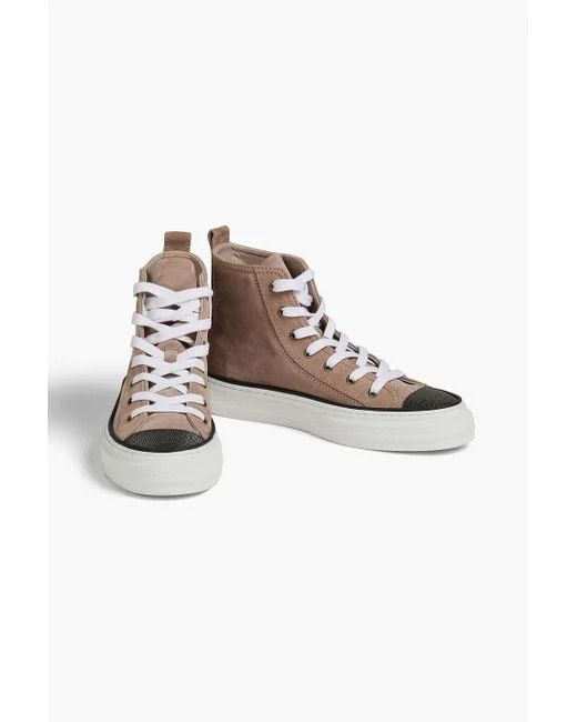 Brunello Cucinelli o1la1rc1a0425 Sneaker in Natural Size US 8 / IT 38 - 2 Thumbnail