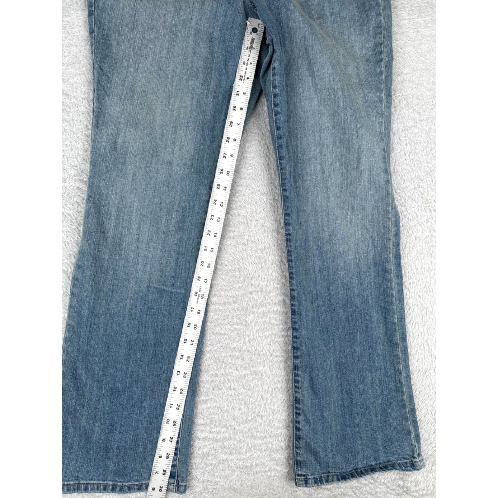 Vintage Sonoma Jeans Womens 12 Blue Denim Jeans Bootcut Mid Rise Cotton Blend 31x30 Womens Size 34" / US 12 / IT 48 - 7 Thumbnail
