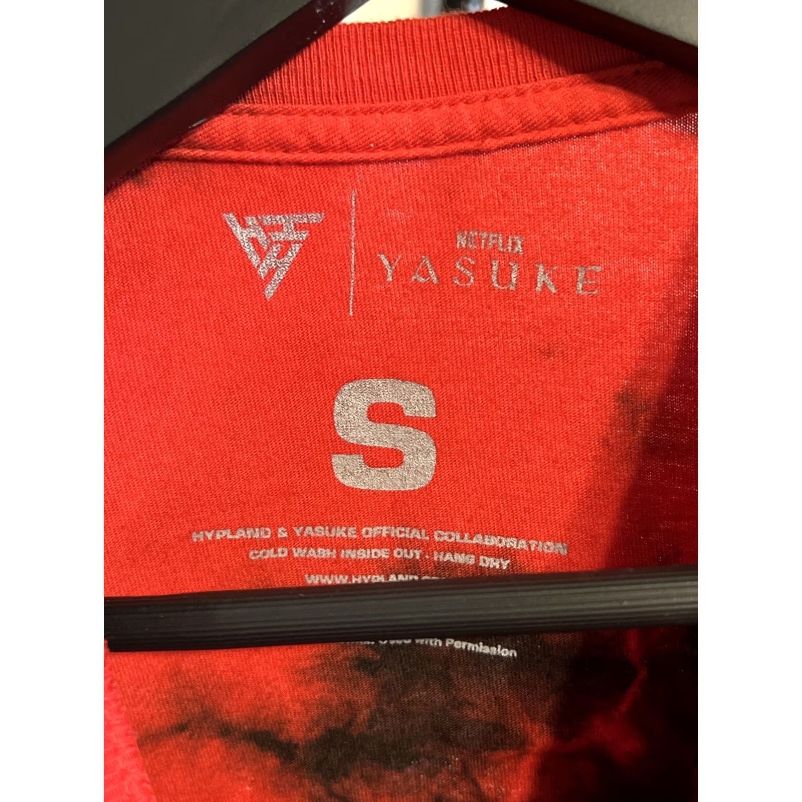 Hypland Hypland Yasuke T Shirt Red Anime Streetwear Size S Flying Lotus Size US S / EU 44-46 / 1 - 7 Thumbnail