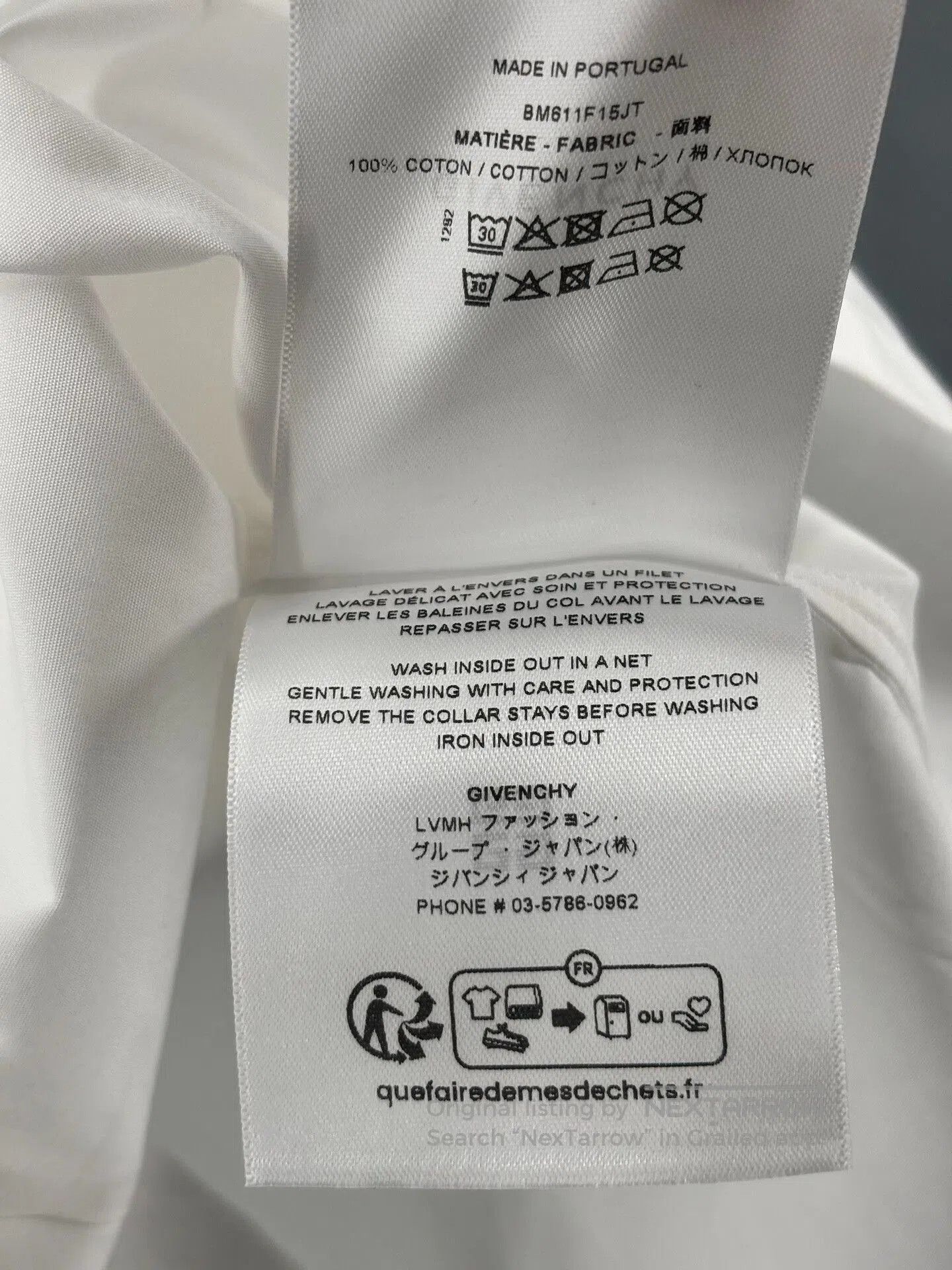 Givenchy Givenchy Men's Short Sleeve Shirt with Embroidery. Size US M / EU 48-50 / 2 - 5 Thumbnail