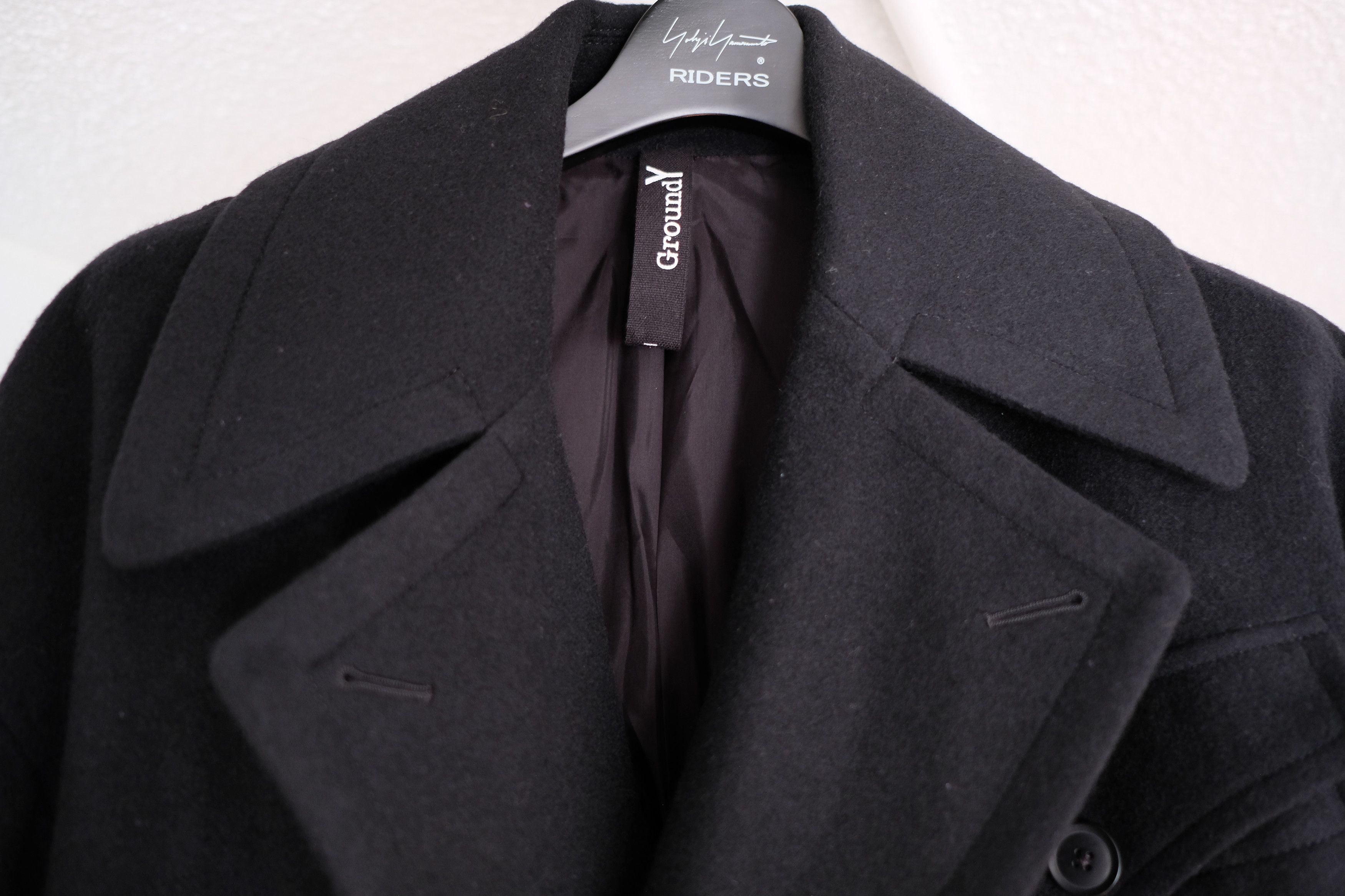 Ground Y GroundY Assymetrical Belted Wool Coat Size US L / EU 52-54 / 3 - 4 Thumbnail