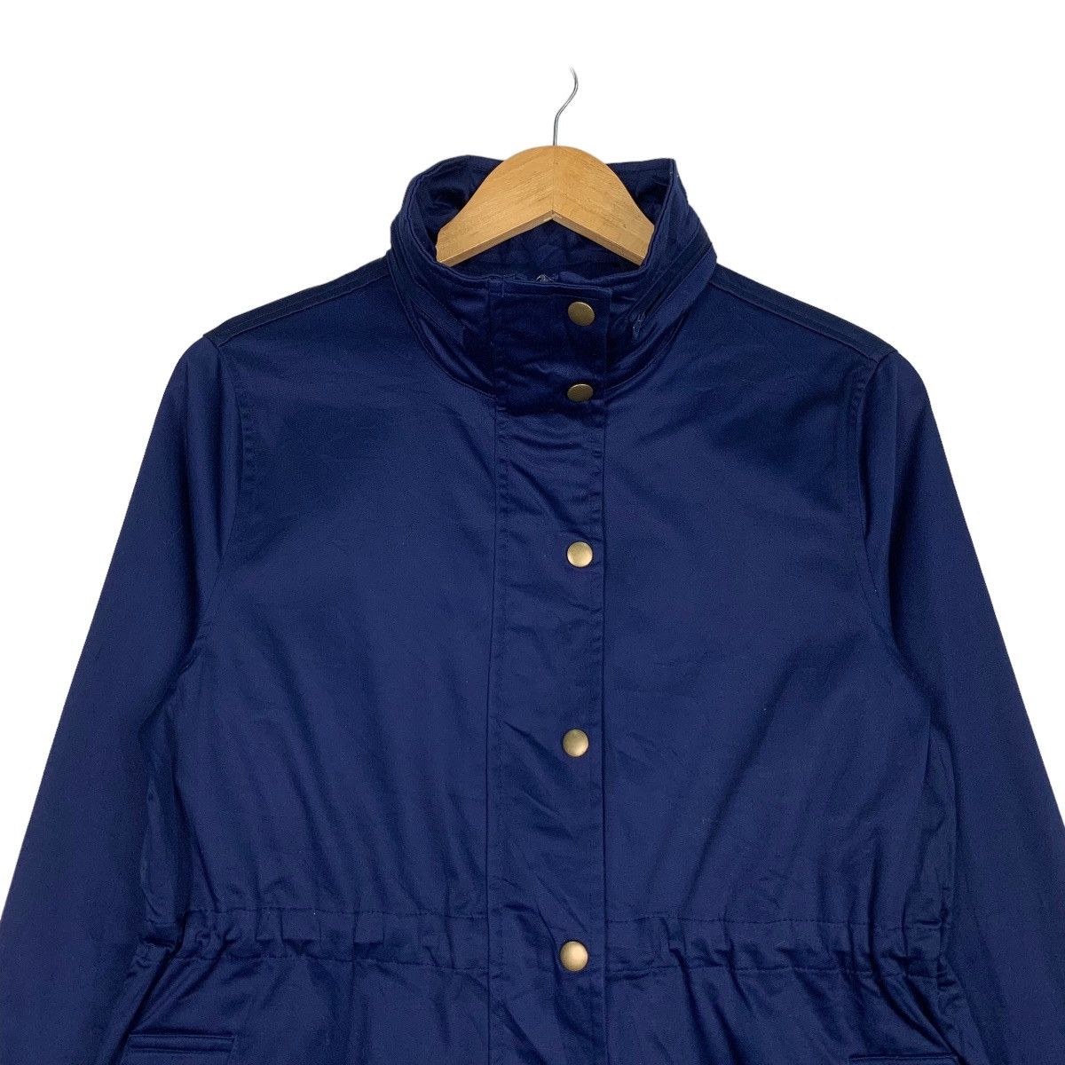 Lands' End LANDS’ END Blue Belted Casual Jacket #0975-C43 Size M / US 6-8 / IT 42-44 - 2 Thumbnail