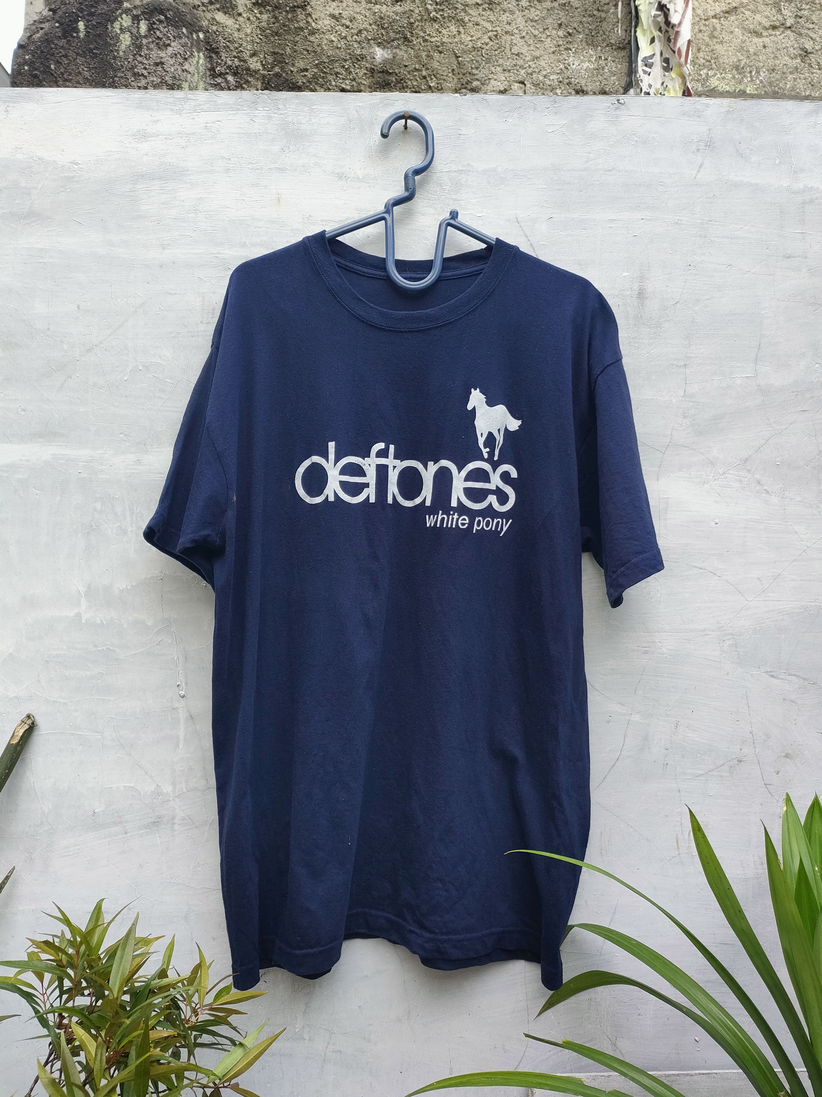 VTG 2000s Deftones high quality Worldwide White Pony Custom Bleach Tie Dye Tee Mens XL