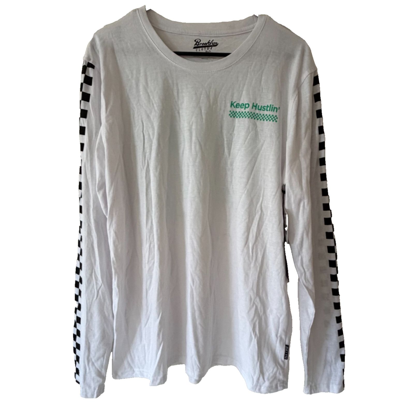 Brooklyn Cloth Brooklyn Cloth Cotton Graphic Long Sleeve Tee L White Size US L / EU 52-54 / 3 - 1 Thumbnail