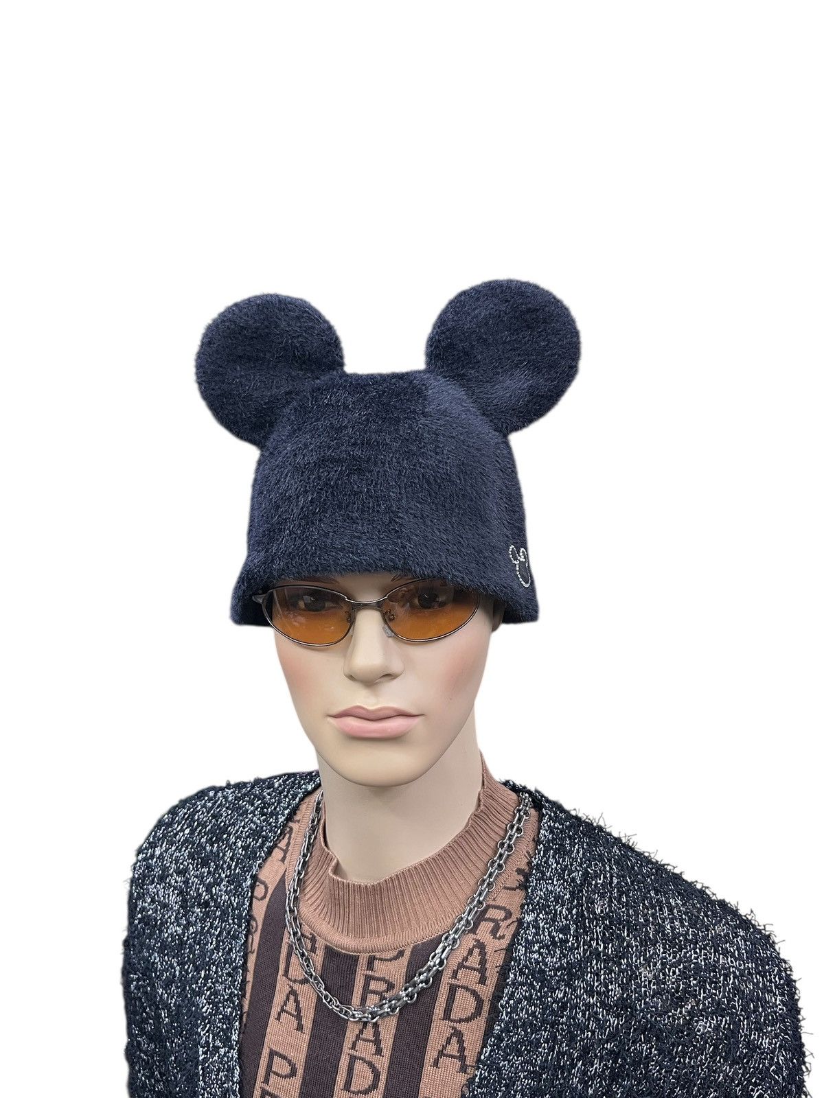 Mickey Mouse Tokyo Disney Faux Fur Bunny Ear Bucket Hat CDG Vibes Size ONE SIZE - 2 Thumbnail