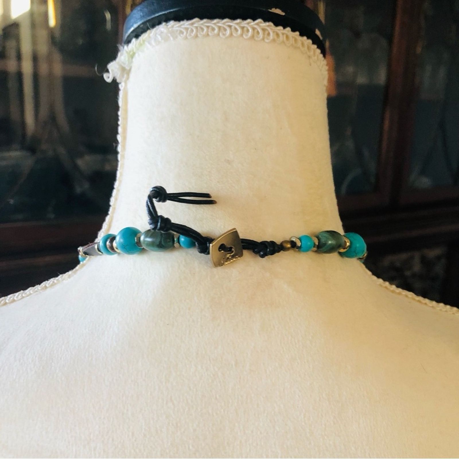 Jewelry Nakamol howlite genuine pearl necklace and bracelet set Size ONE SIZE - 7 Thumbnail