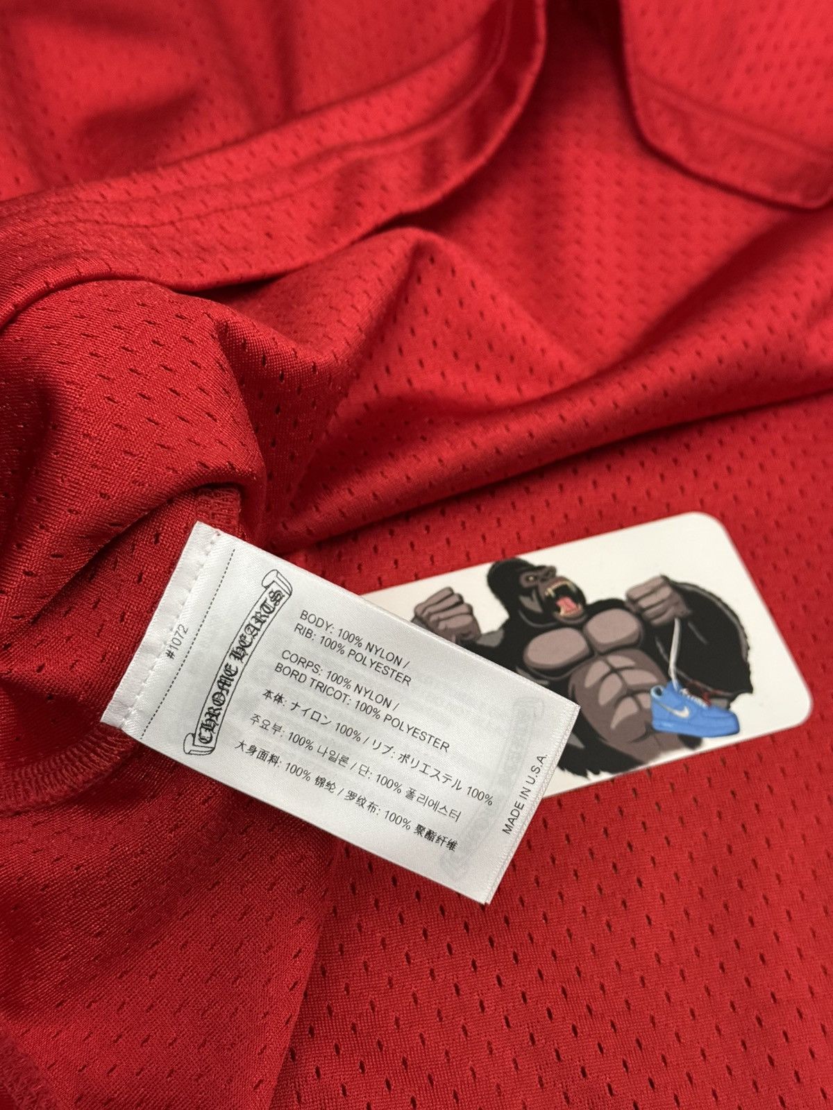 Chrome Hearts Chrome Hearts Matty Boy Form Jersey Red Size US S / EU 44-46 / 1 - 9 Thumbnail