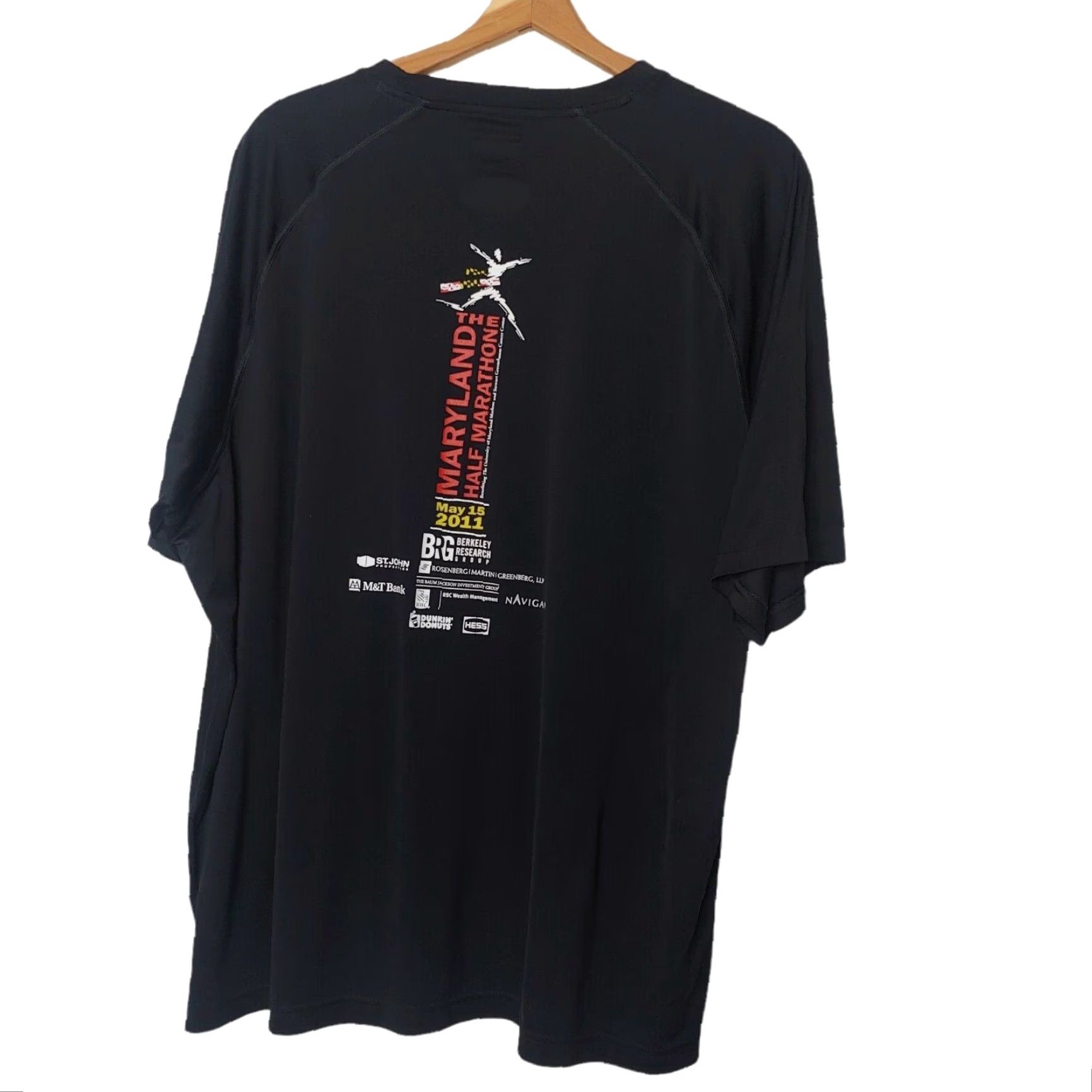 Under Armour Maryland Half Marathon Shirt Under Armour Black Running Run Athletic Tee T-Shirt Men 2XL XXL Sweatshirt? Size US XXL / EU 58 / 5 - 3 Thumbnail