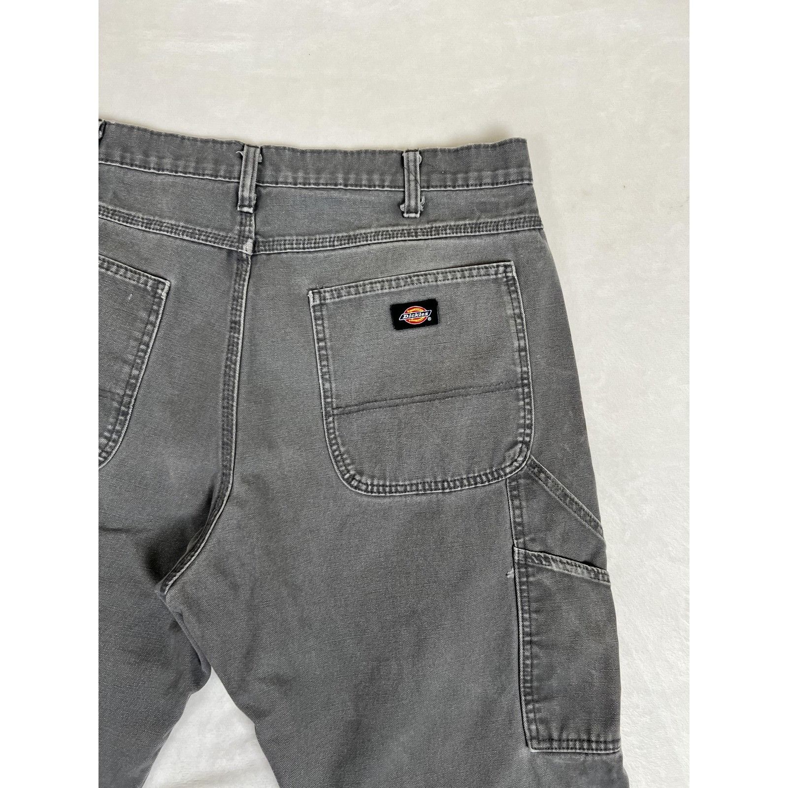 Dickies Vintage Dickies Carpenter Denim Jeans Mens 36x30 Gray Canvas Size US 36 / EU 52 - 10 Thumbnail