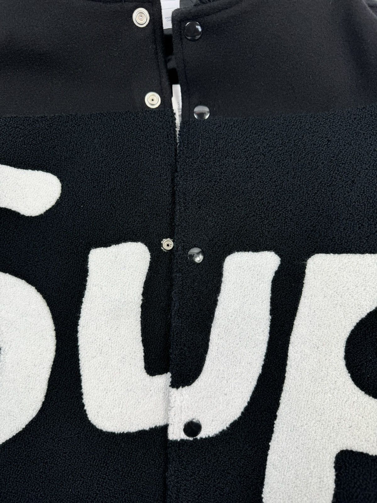 Supreme SUPREME BIG LOGO CHENILLE VARSITY JACKET Size US L / EU 52-54 / 3 - 3 Thumbnail
