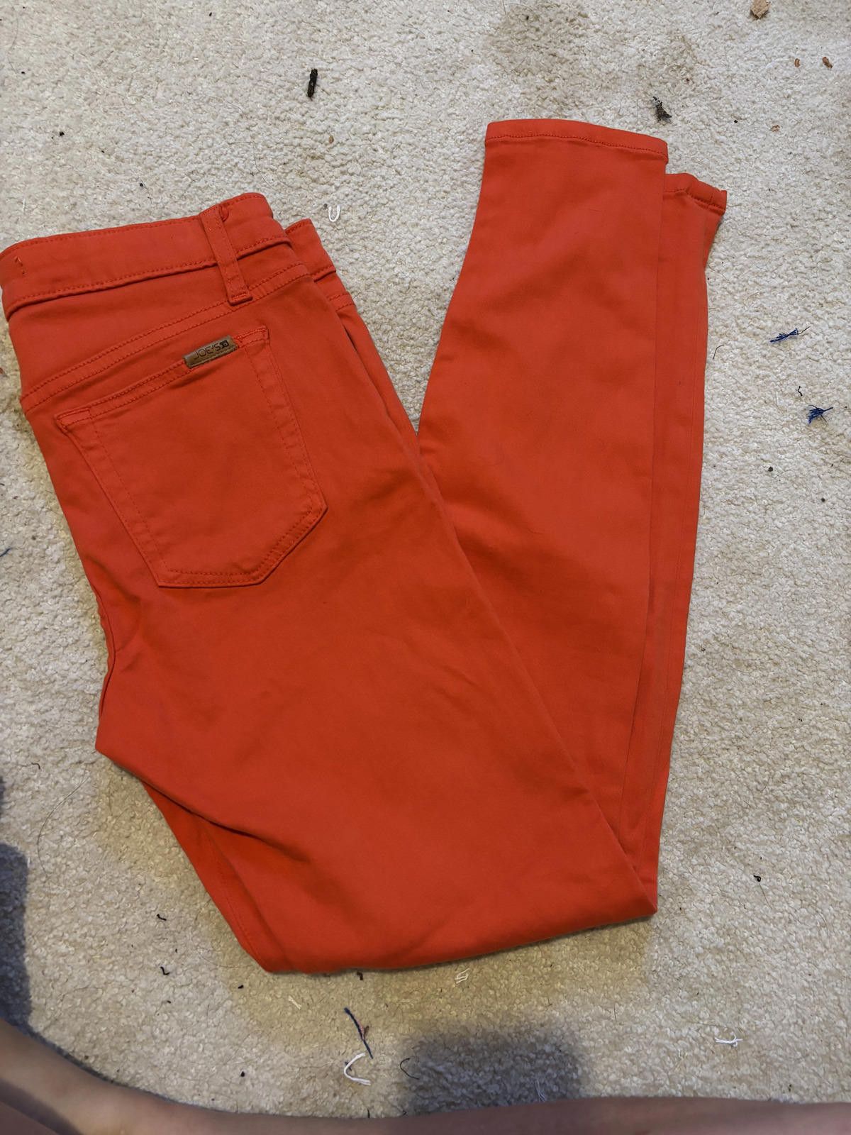 Other Women's Joe's Jeans Skinny Jeans in Bright Orange 27 Size 27" / US 4 / IT 40 - 1 Thumbnail