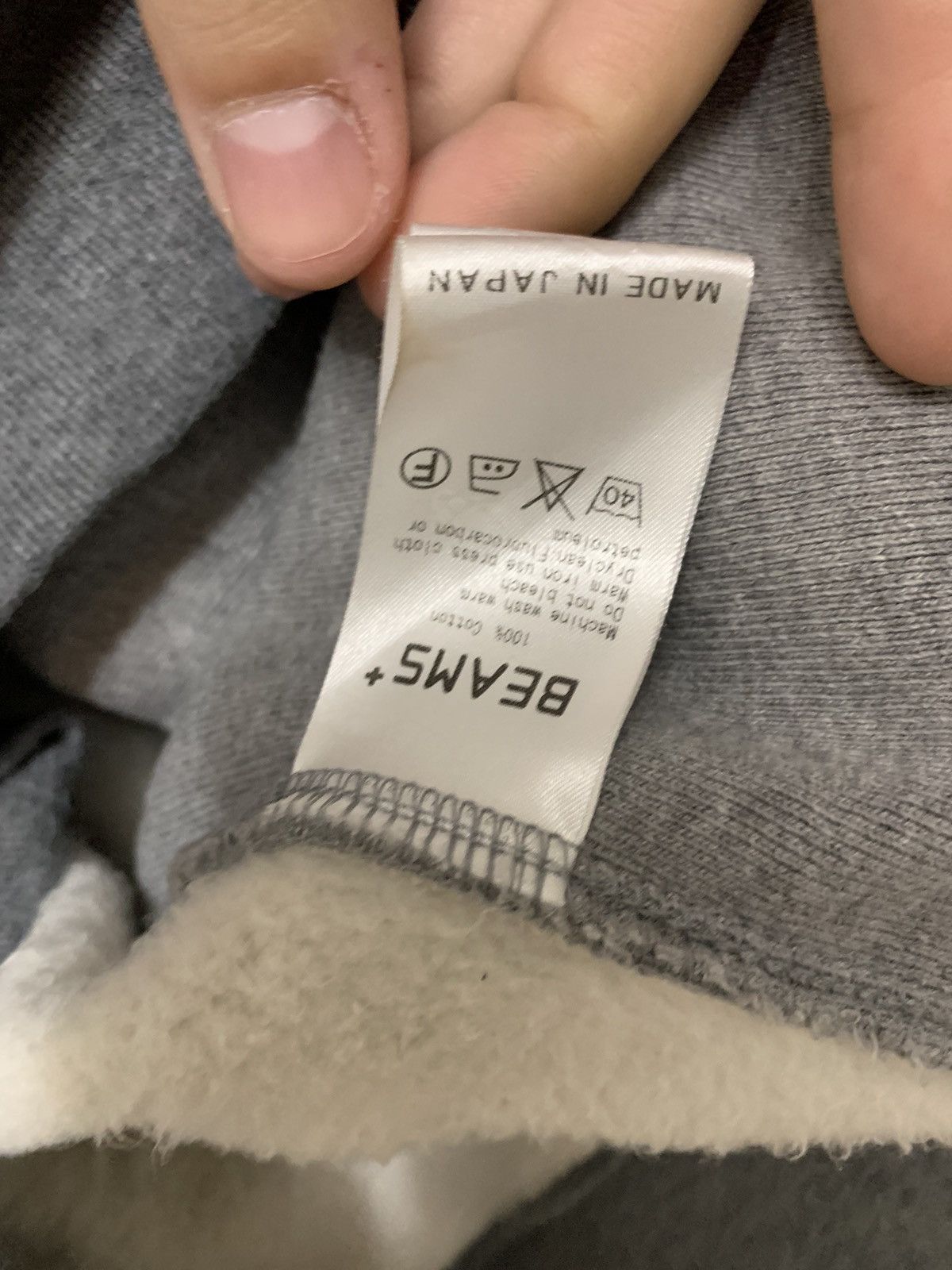 Beams Plus Beams Gray crewneck sweater Size US L / EU 52-54 / 3 - 3 Thumbnail