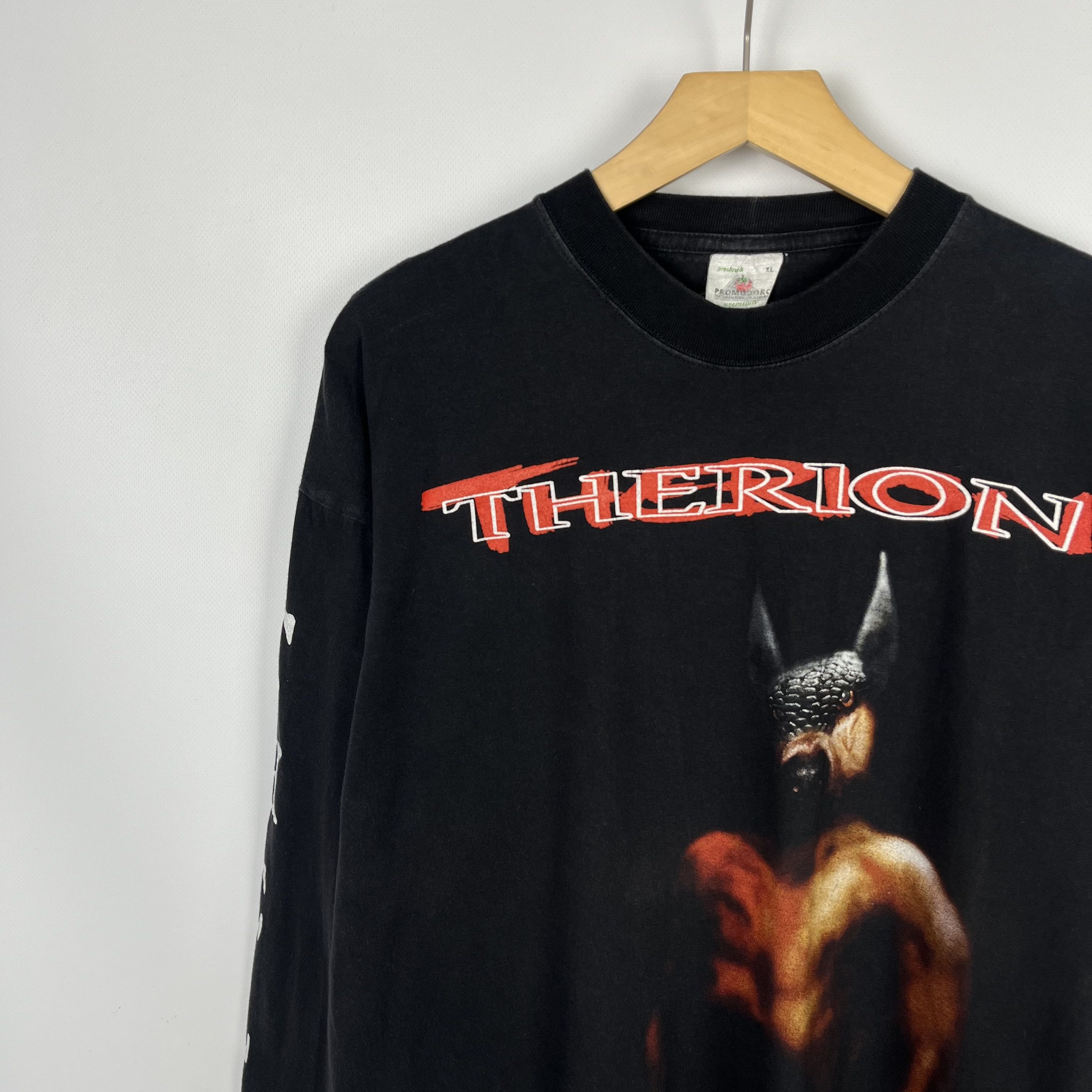 Band Tees Vintage Therion Metal Rock Band Long Sleeve T Shirt 1990’s Size US XL / EU 56 / 4 - 5 Thumbnail
