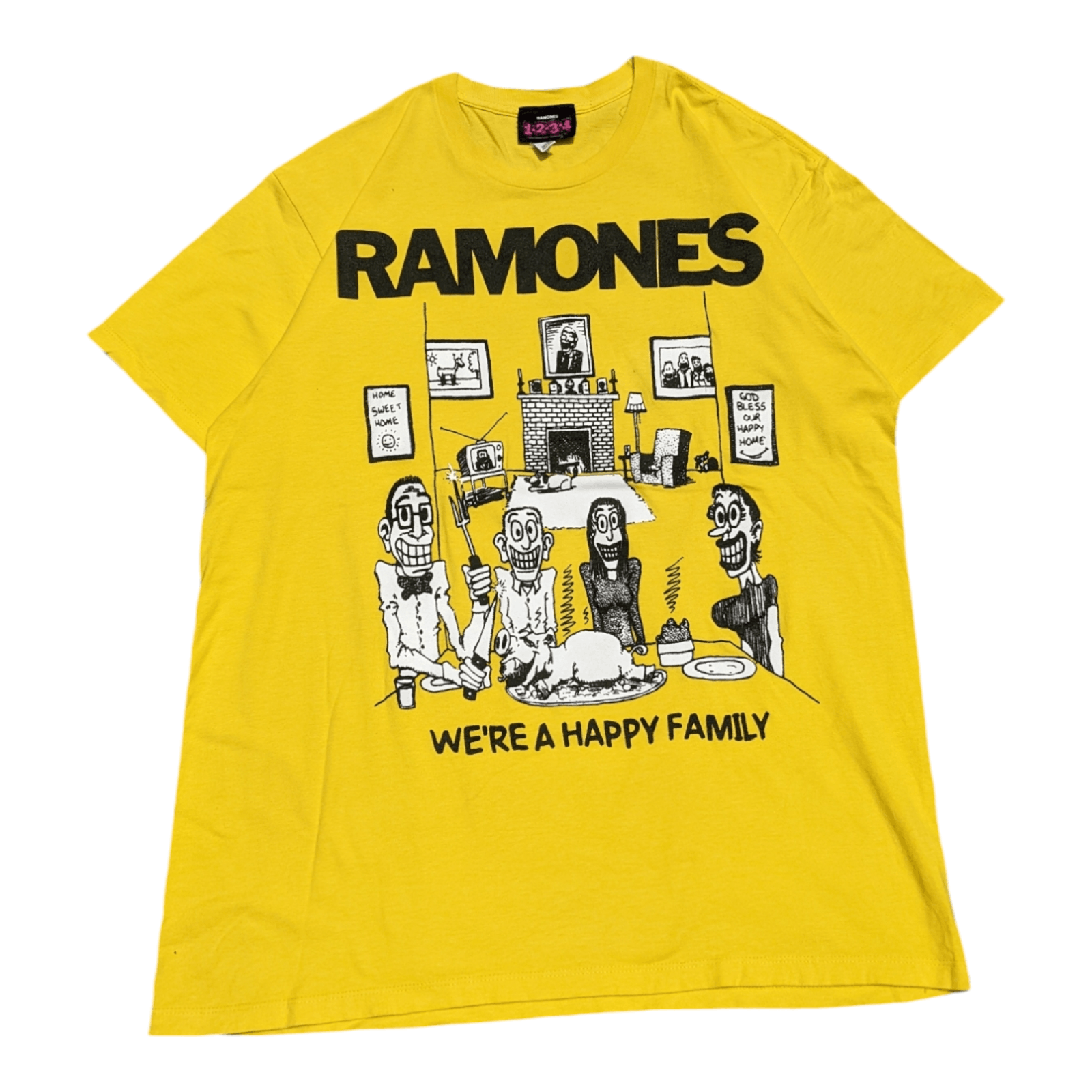 Band Tees Ramones Happy Family Official T-shirt Size US L / EU 52-54 / 3 - 1 Thumbnail