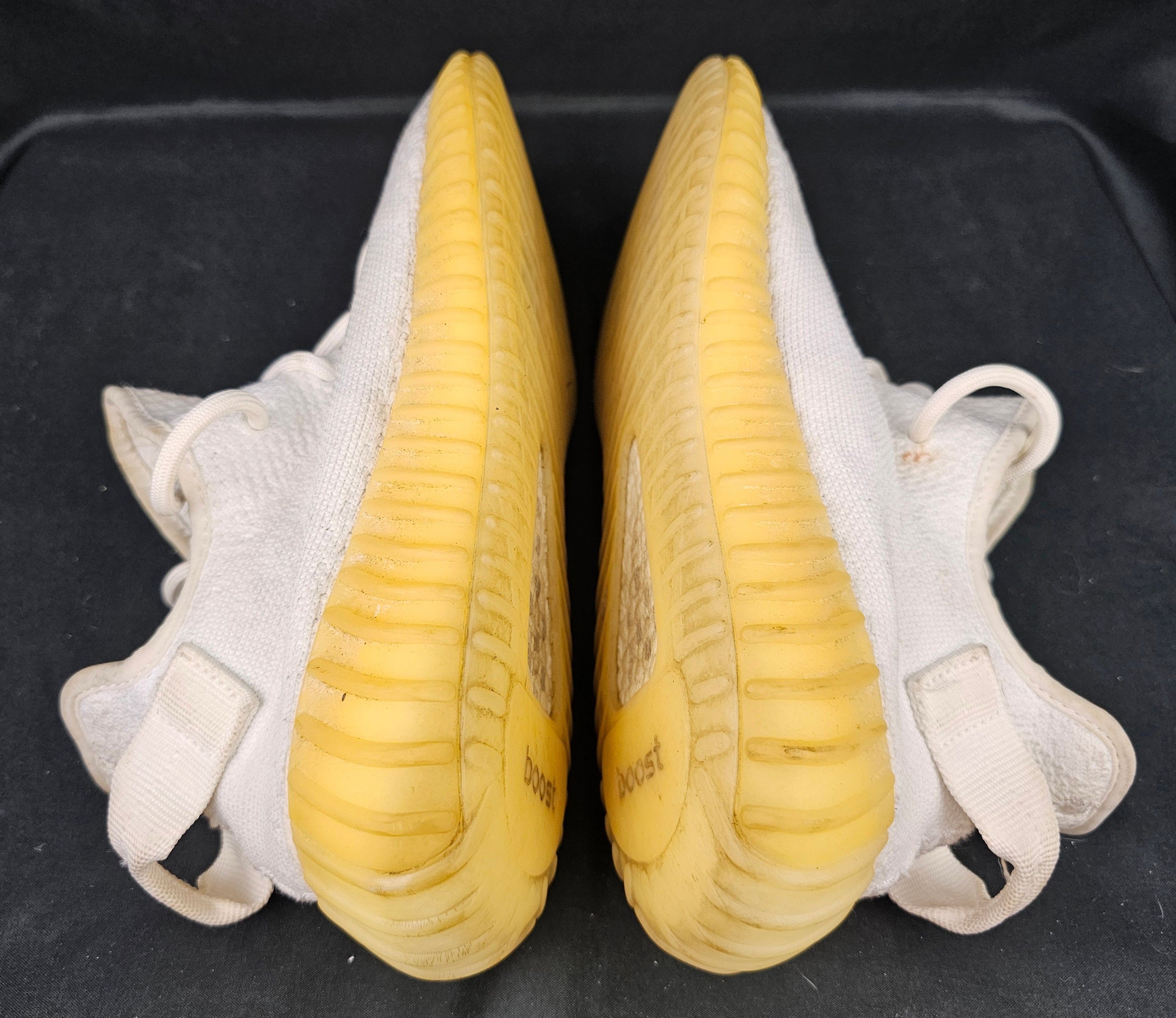 Adidas × Kanye West × Yeezy Adidas Yeezy Boost 350 V2 Cream Triple White Men's PRE-OWNED Size US 7.5 / EU 40-41 - 7 Thumbnail