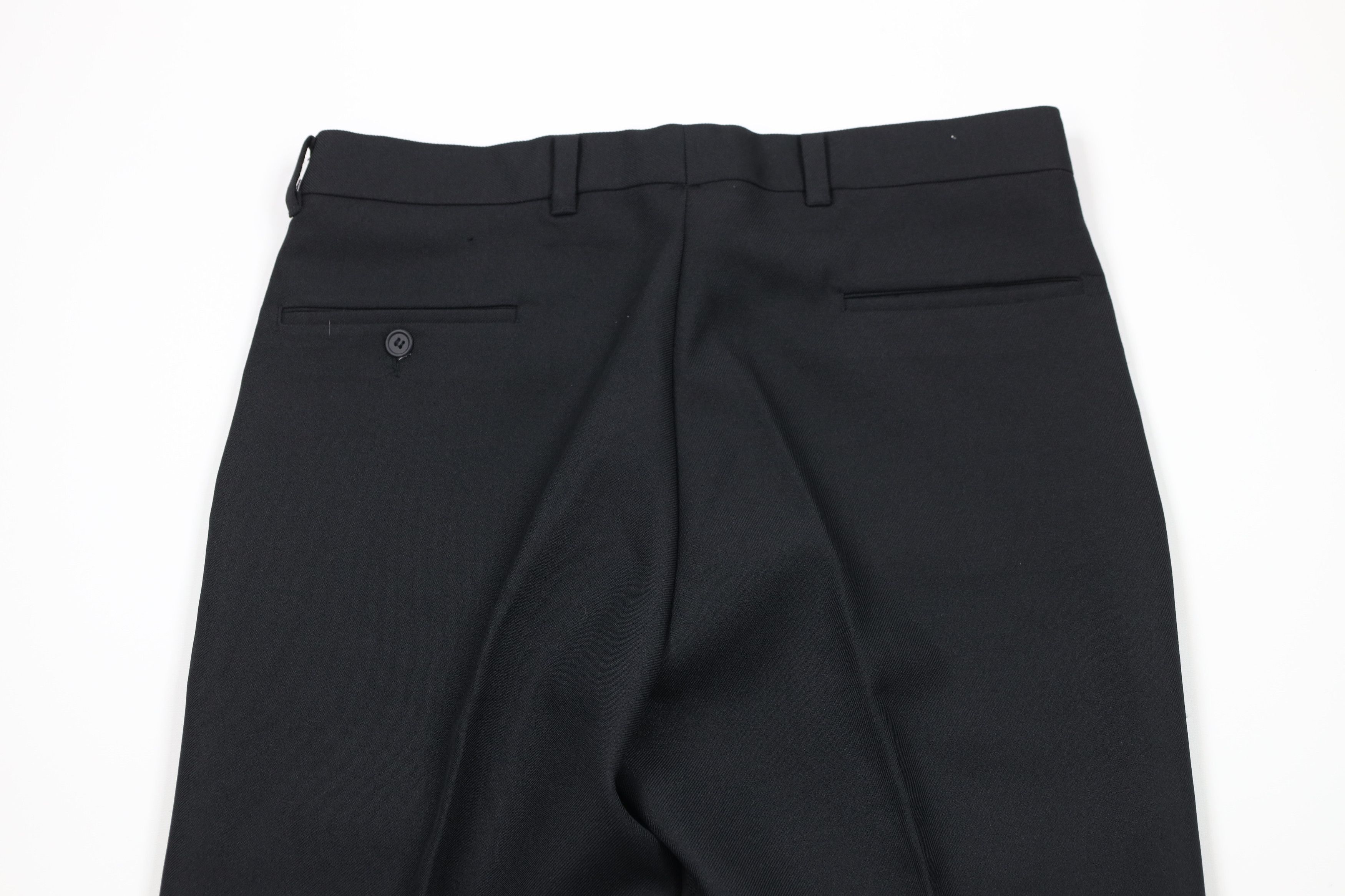 Vintage Vintage 70s Streetwear Flared Wide Leg Chino Pants Black USA Size US 32 / EU 48 - 9 Thumbnail