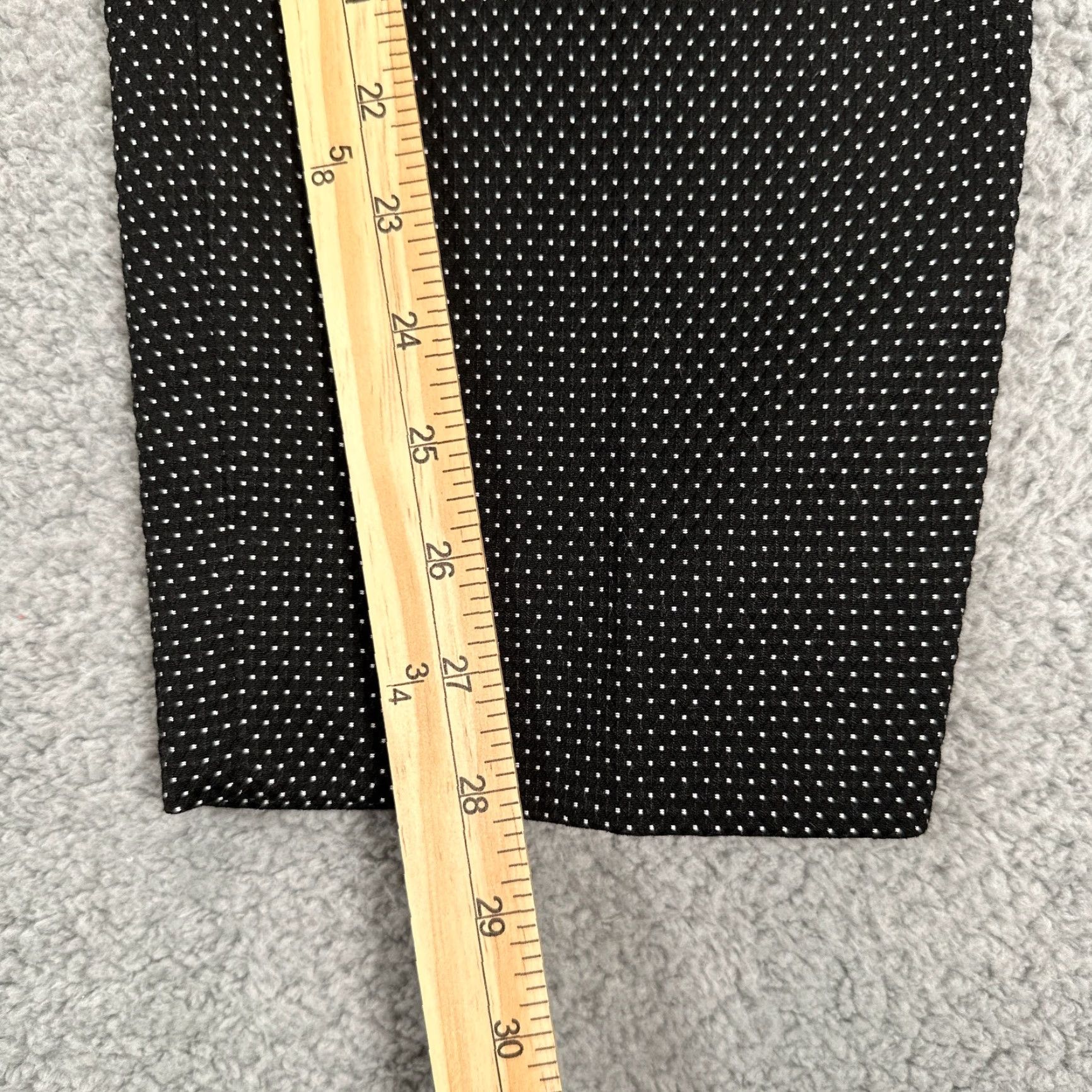 Tommy Hilfiger Tommy Hilfiger Pants Womens 12 Black Polka Dot High Rise Career Office Dress Pants Size 34" / US 12 / IT 48 - 6 Thumbnail