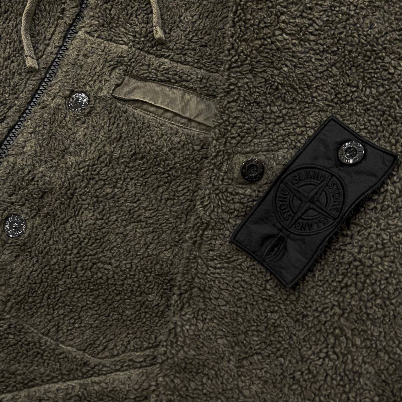 Stone Island × Stone Island Shadow Project Stone Island Shadow Project Asymmetric Fleece Hoodie Size US L / EU 52-54 / 3 - 2 Thumbnail