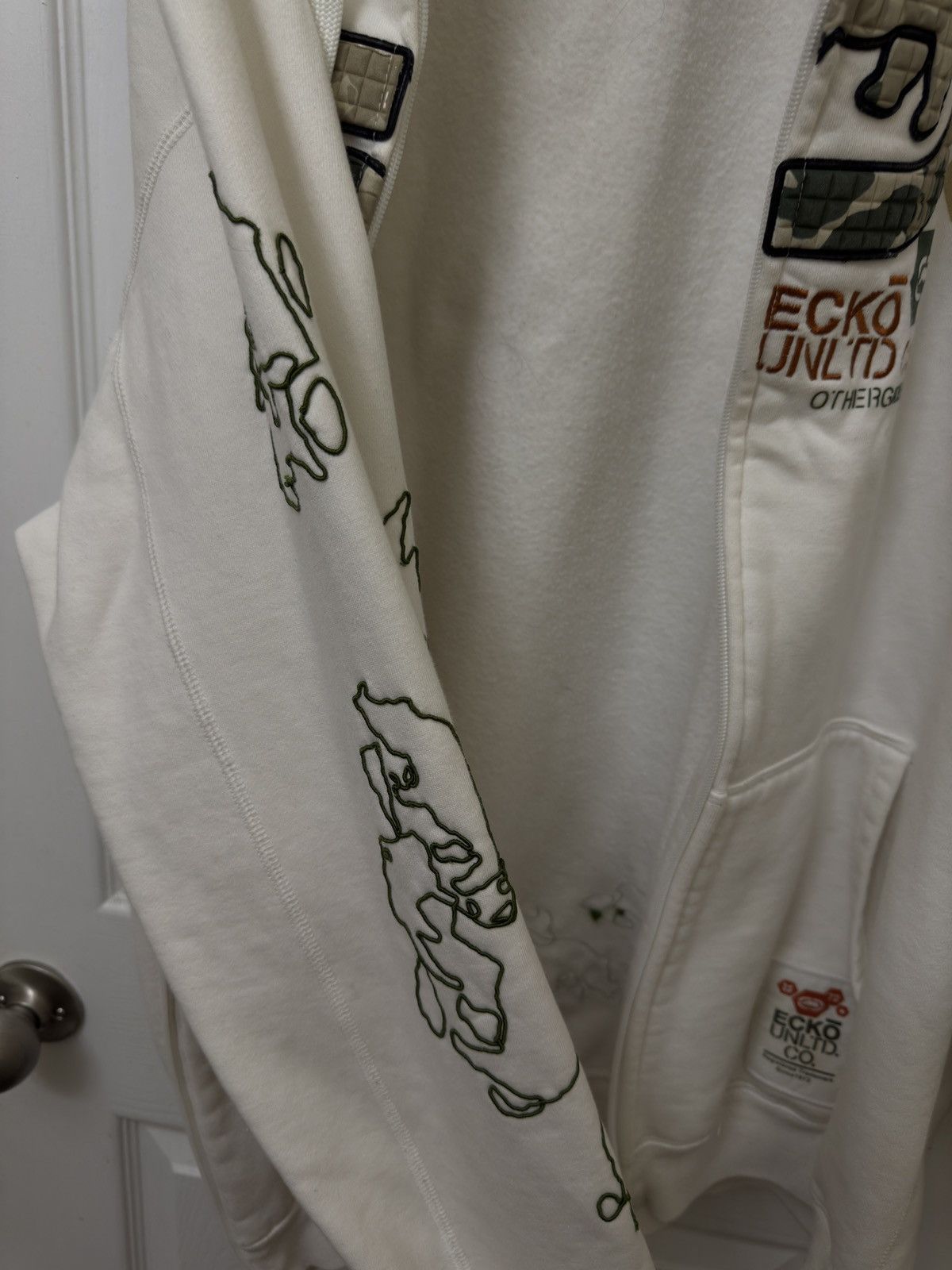 Ecko Unltd. ECKO UNLTD Vintage Embroidered Patch Zip-Up Hoodie Size XXL Size US XXL / EU 58 / 5 - 7 Thumbnail