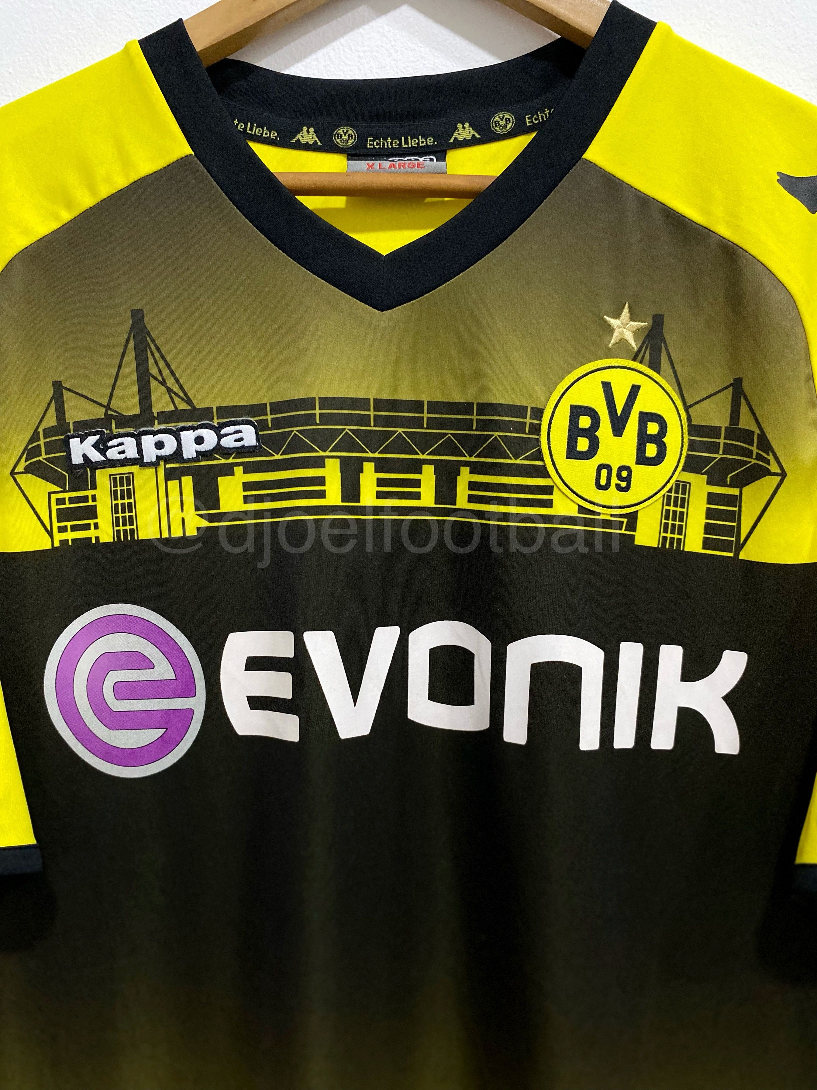 Kappa Borussia Dortmund 2011 Home Player Issue LEWANDOWSKI #9 Rare Size US XL / EU 56 / 4 - 5 Thumbnail