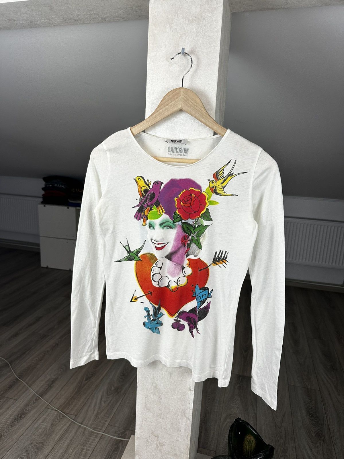 Moschino Cheap & Chic Moschino Pop Art Top Long Sleeve Size M / US 6-8 / IT 42-44 - 1 Thumbnail