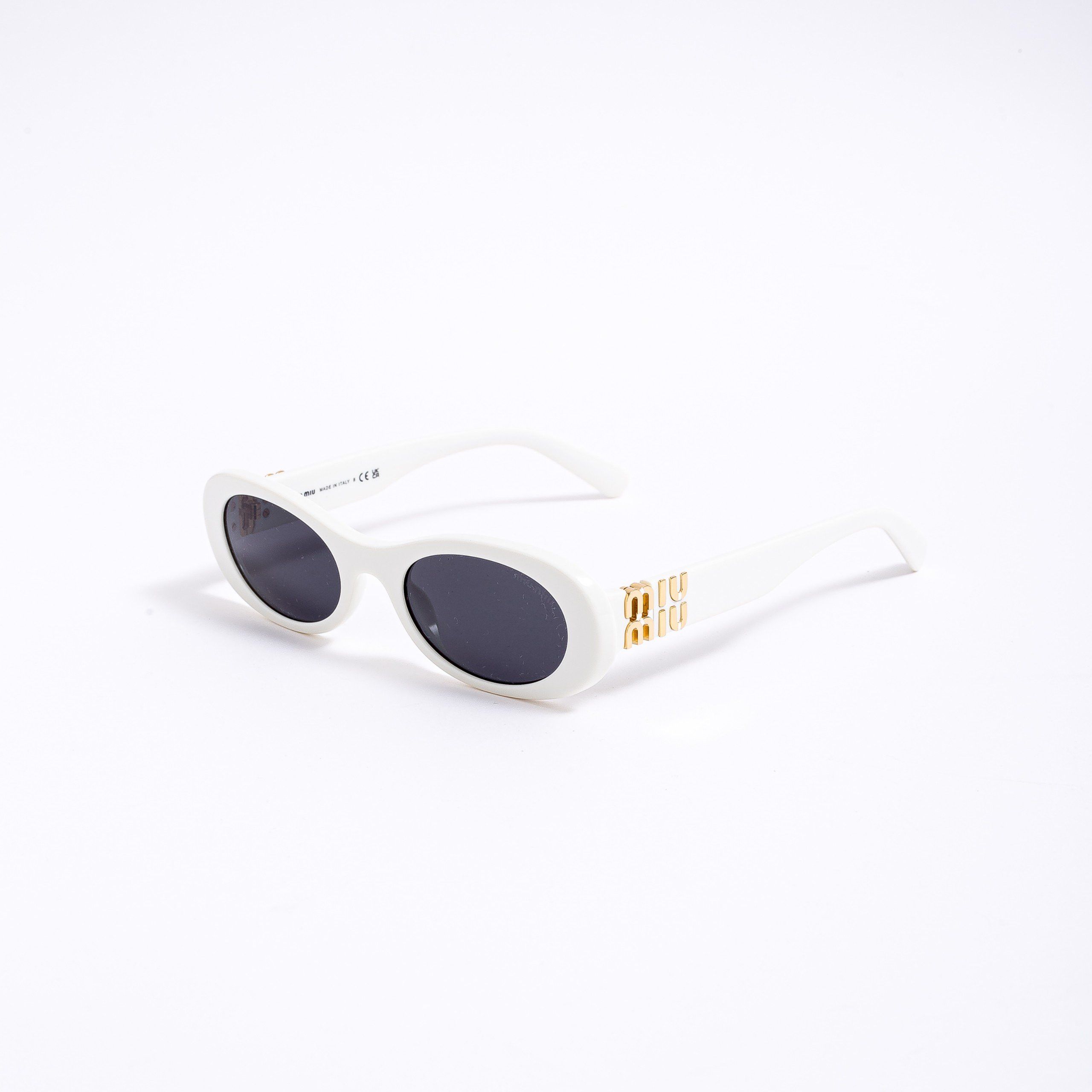MIU MIU MU 06ZS 1425S0 Sunglasses WHITE