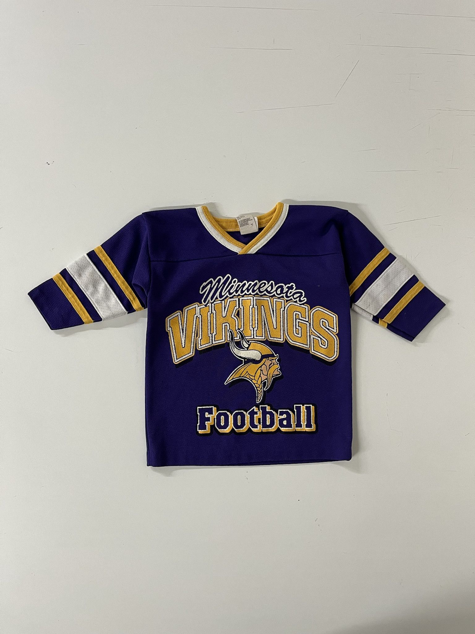 NFL Vintage 90s Minnesota Vikings Baby Tee Jersey Size Kids 4 XXS Size US XXS / EU 40 - 1 Thumbnail