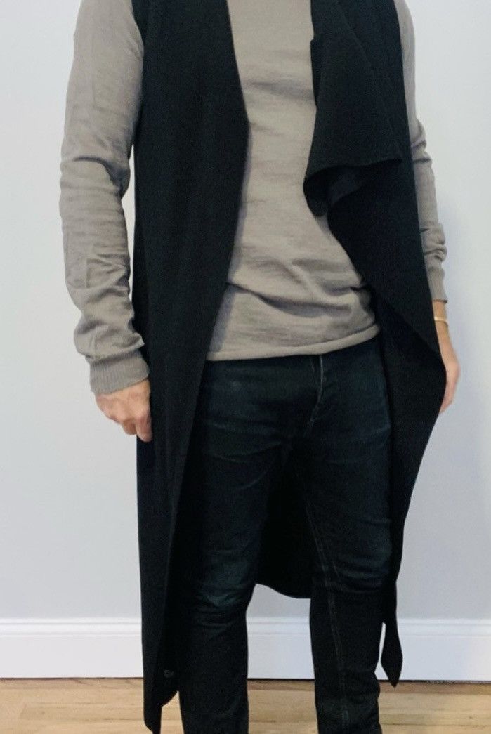 Rick Owens Rick Owens Long Vest Men Size US S / EU 44-46 / 1 - 5 Thumbnail