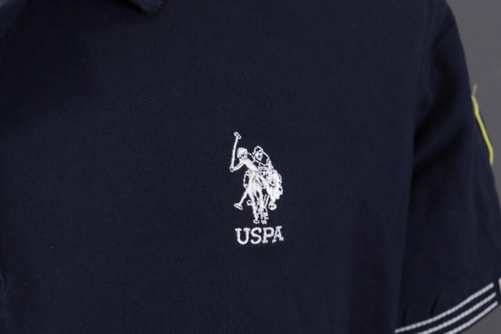 U.S. Polo Assn. U.S.Polo Assn Stretch Fit Blue USA Flag Polo Shirt Size XXL Size US XXL / EU 58 / 5 - 2 Thumbnail