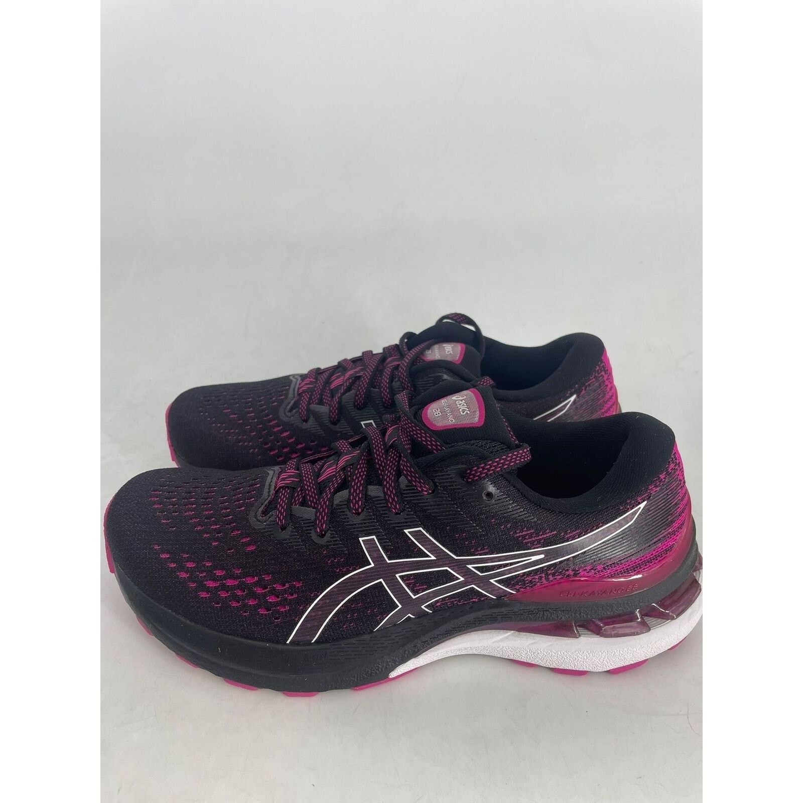 Asics ASICS GEL KAYANO 28 BLACK/PINK WOMENS COMFORT SHOES SIZE 7 Size US 7 / IT 37 - 4 Thumbnail