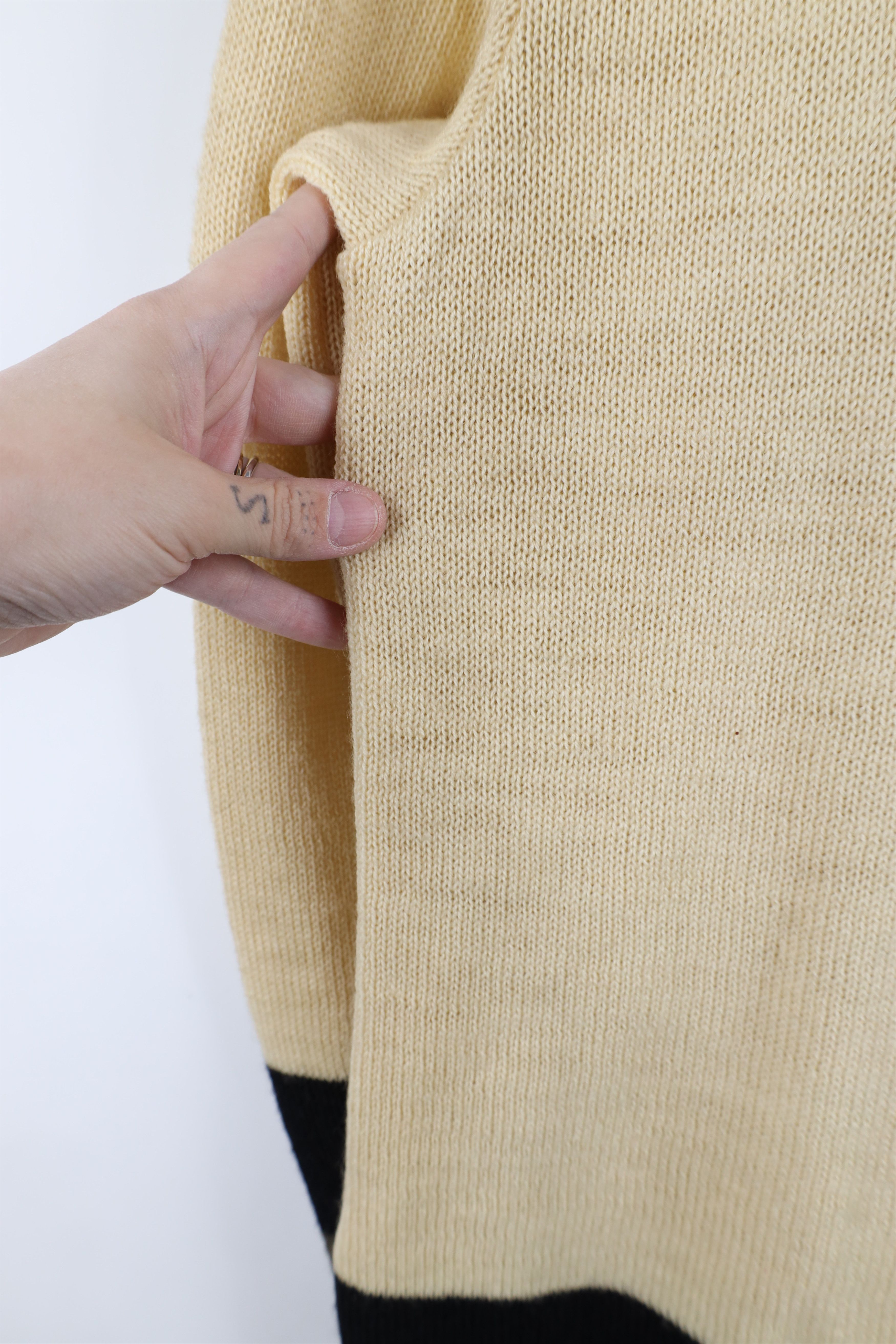 Vintage Vintage 60s 70s Mid Century Modern MCM Block Sweater USA Size M / US 6-8 / IT 42-44 - 12 Thumbnail