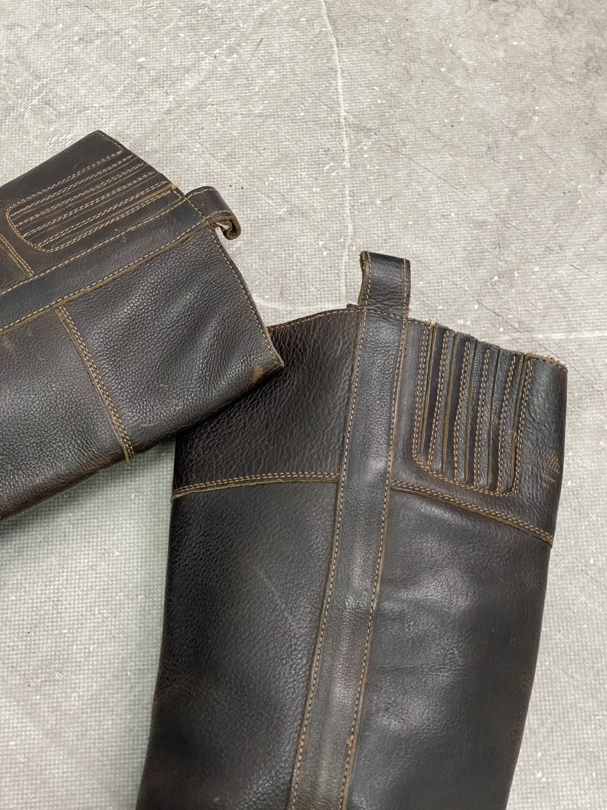 Western Rise Wrangler retro boots leather moto style harley davidson y2k Size US 7.5 / EU 40-41 - 10 Thumbnail