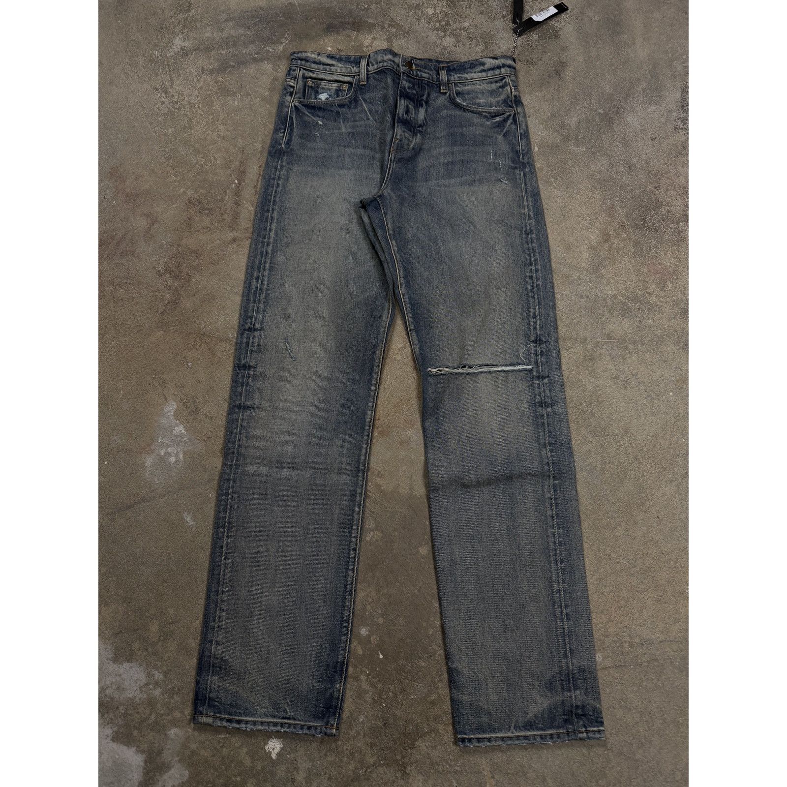 Amiri Amiri Jeans Lightwash (Wide Leg) Used 32 Size US 32 / EU 48 - 1 Thumbnail