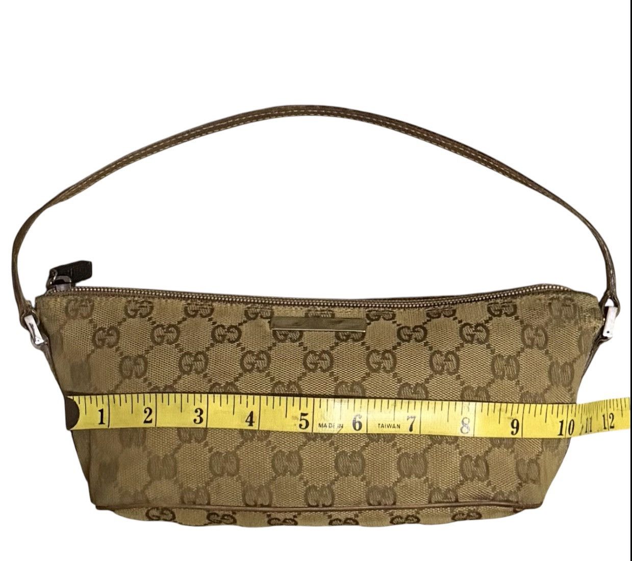 Gucci Gucci GG Handbag Canvas Boat Pochette Monogram Bag Vintage Size ONE SIZE - 9 Thumbnail