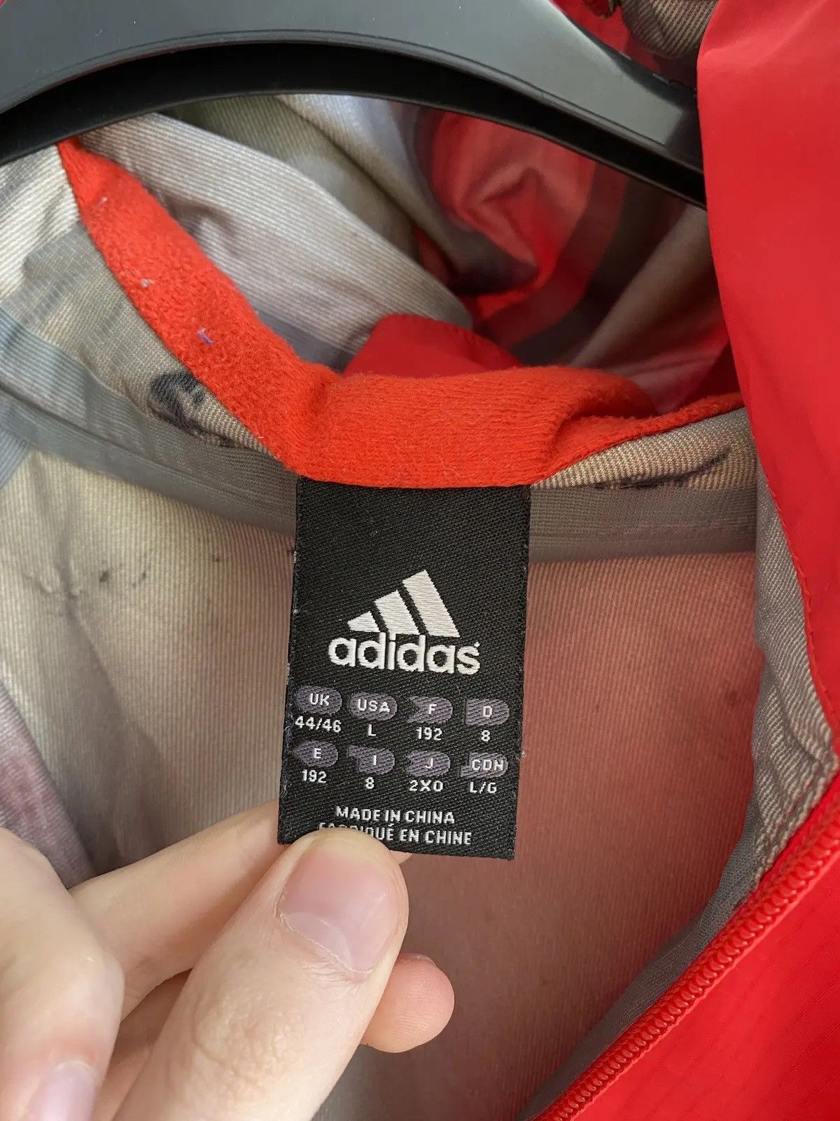 Adidas × Vintage Vintage Adidas Gore-tex Rain Jacket Mens Size US L / EU 52-54 / 3 - 4 Thumbnail