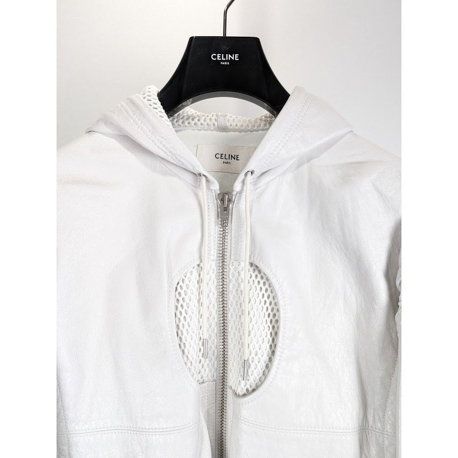 Celine o1rshd1 Oversize Blouson in White Size US M / EU 48-50 / 2 - 3 Thumbnail
