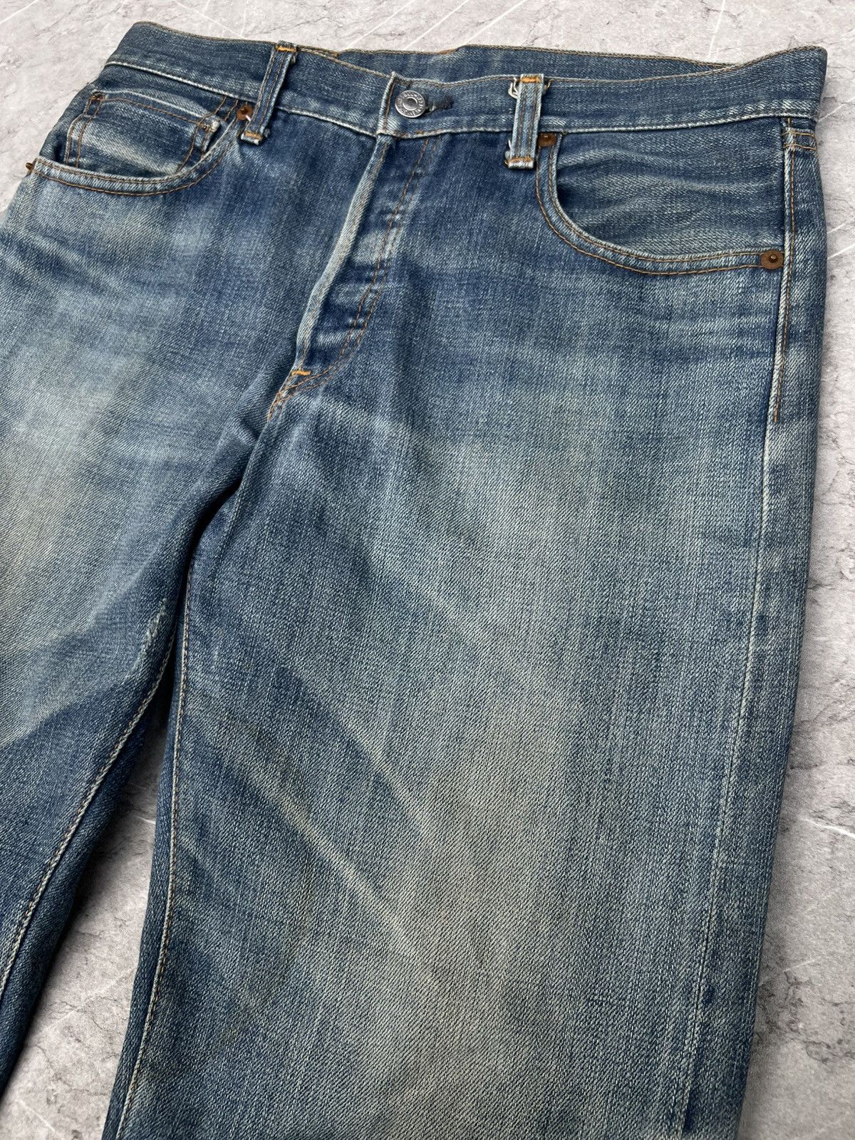 Levi's Vintage Clothing Vintage Levis 501xx Big E Selvedge Size US 32 / EU 48 - 3 Thumbnail