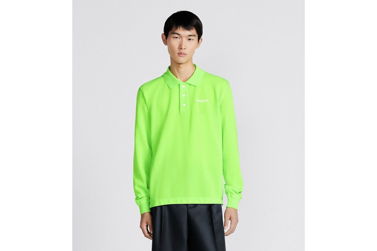 Dior o1bcso1str0226 Couture Polo Shirt in Green Size US L / EU 52-54 / 3 - 4 Thumbnail